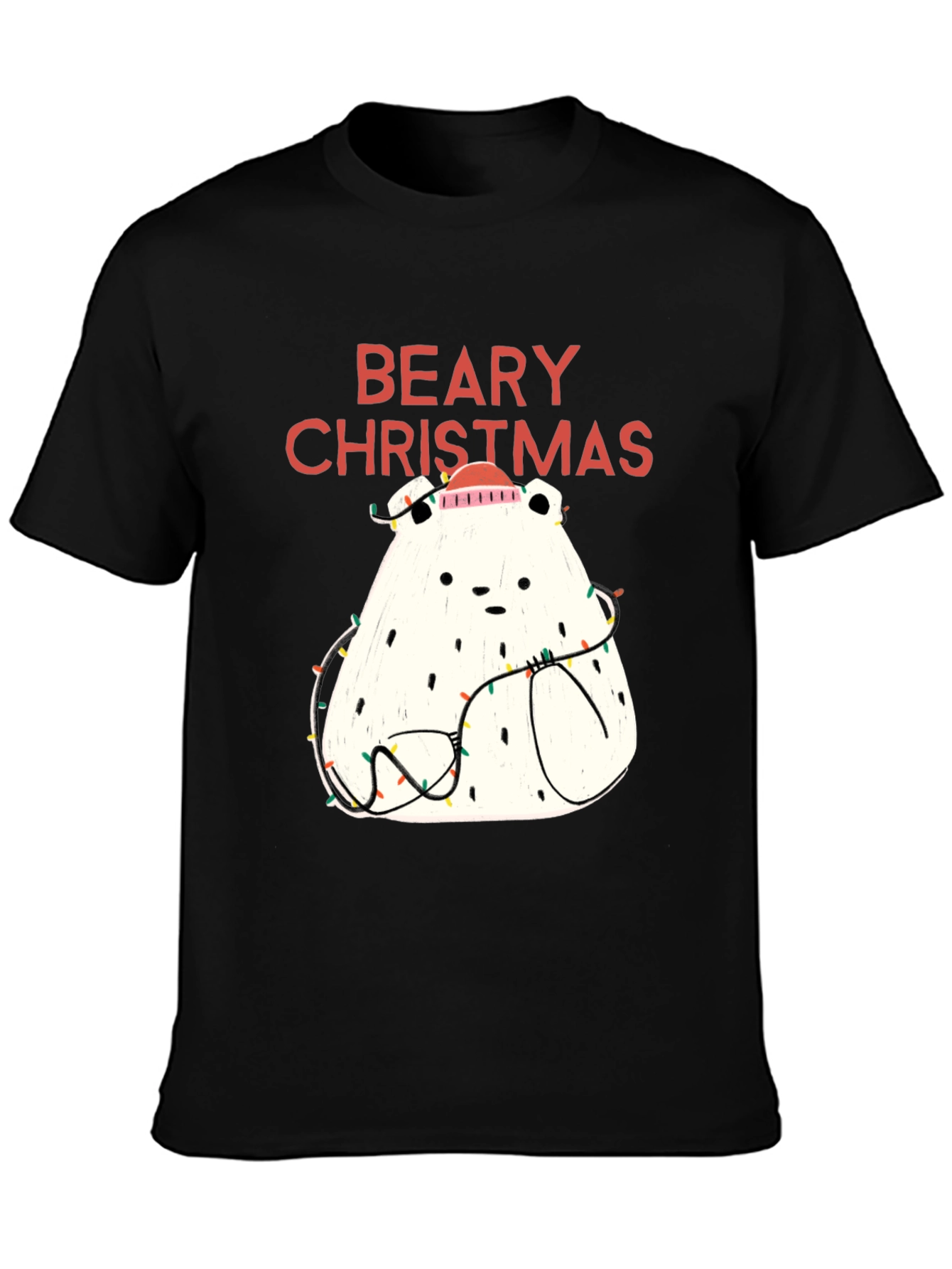 Beary Christmas Graphic Tee - Holiday Fun
