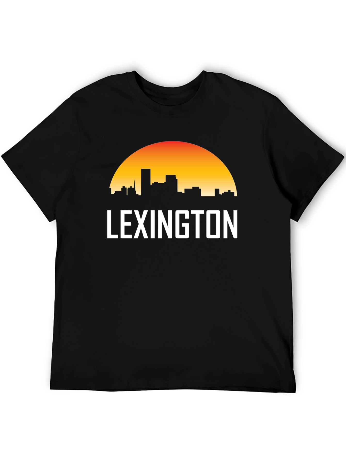 Lexington Skyline Graphic T-Shirt - Retro Sunset Tee