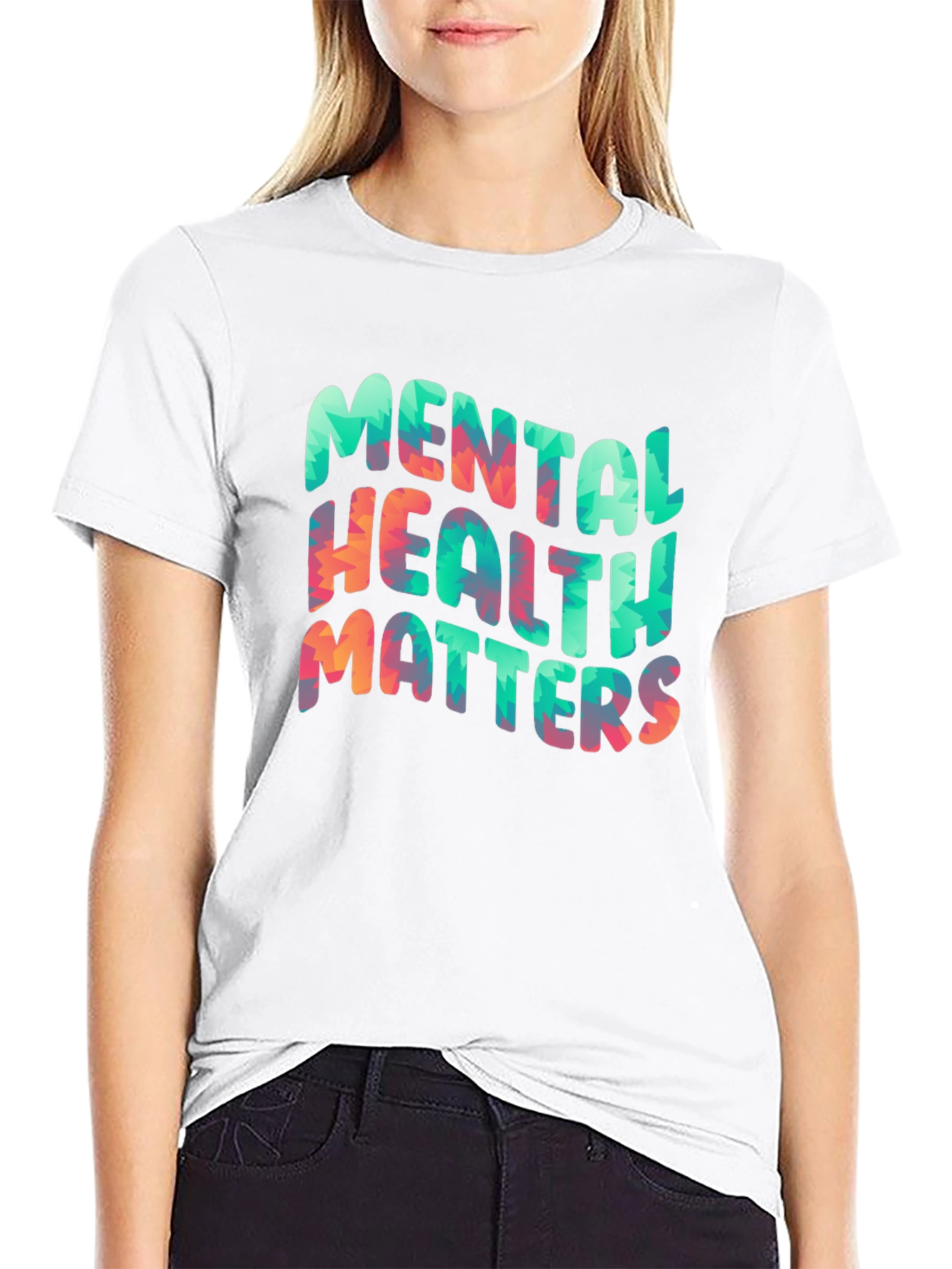 Mental Health Matters Graphic Tee - Unisex Black T-Shirt