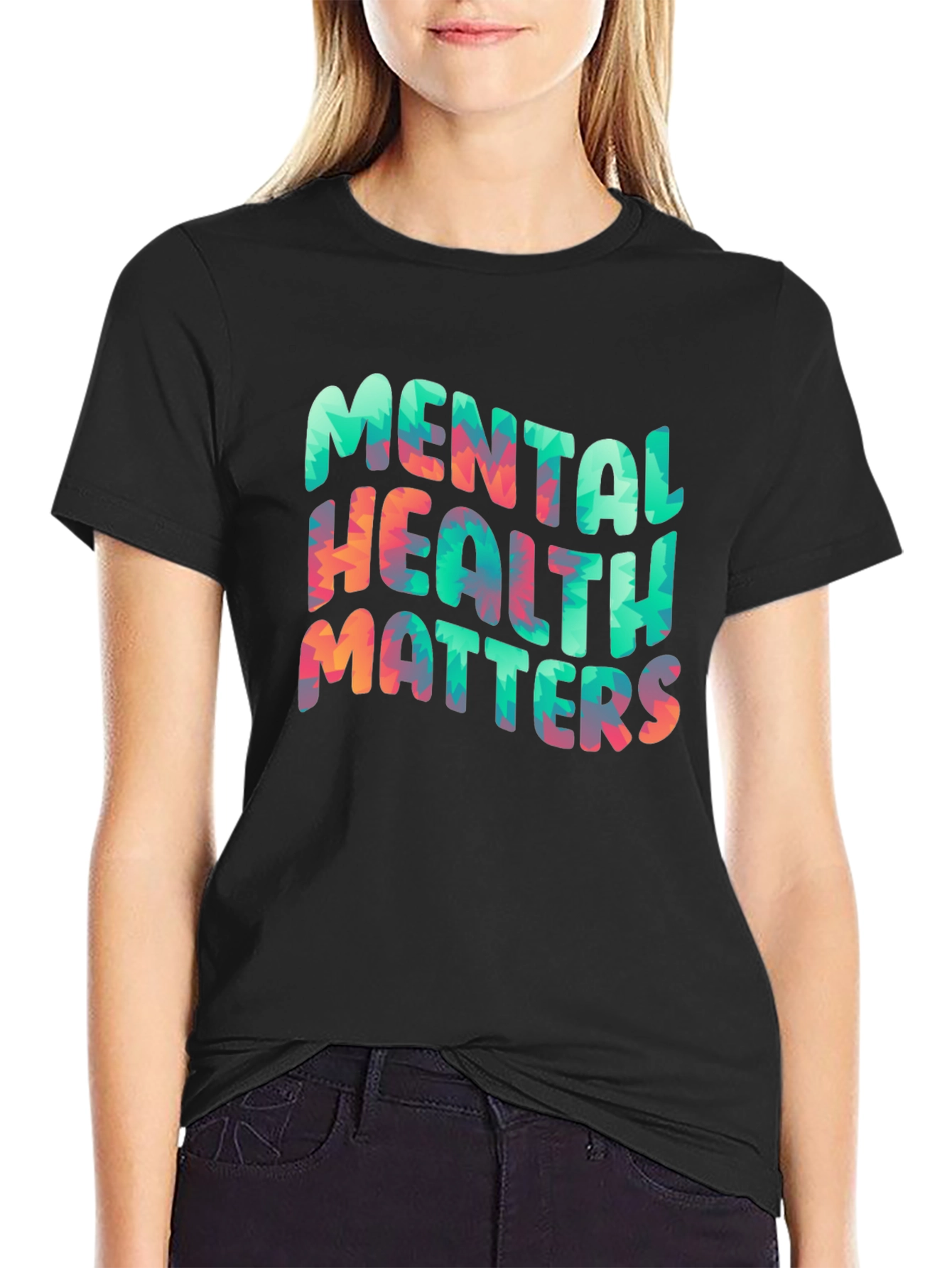 Mental Health Matters Graphic Tee - Unisex Black T-Shirt