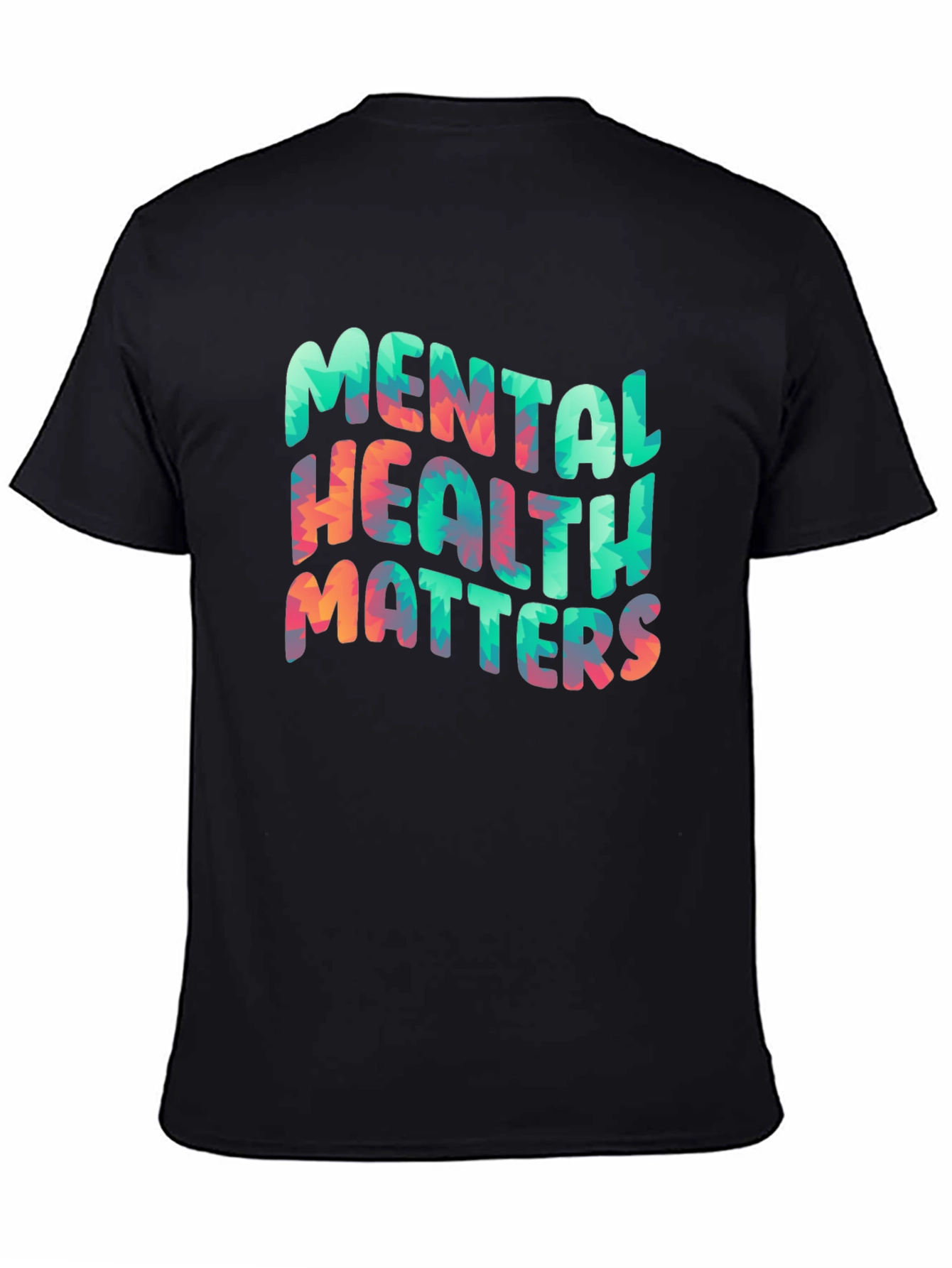 Mental Health Matters Graphic Tee - Unisex Black T-Shirt