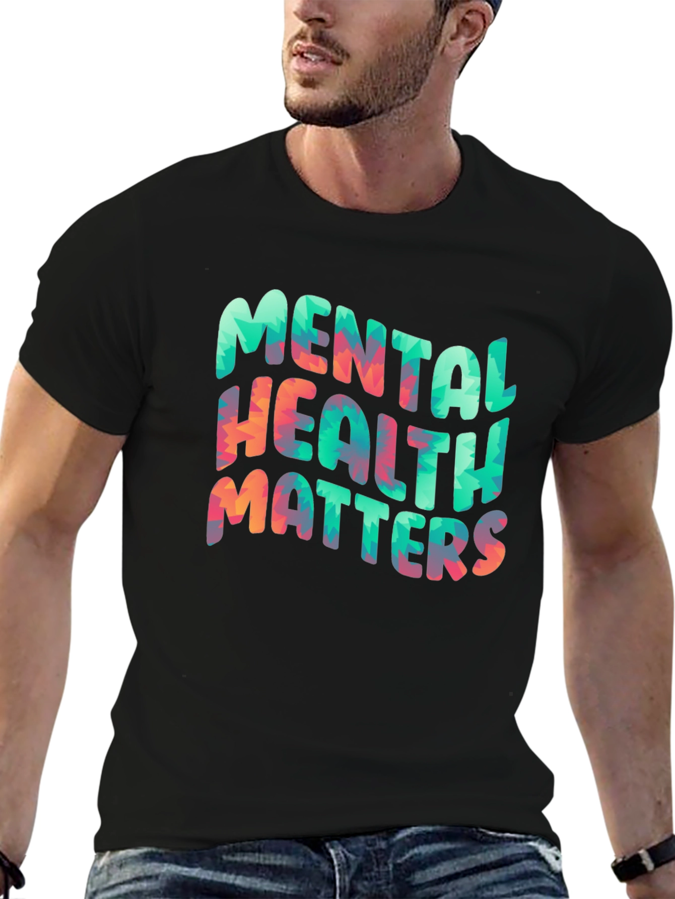 Mental Health Matters Graphic Tee - Unisex Black T-Shirt