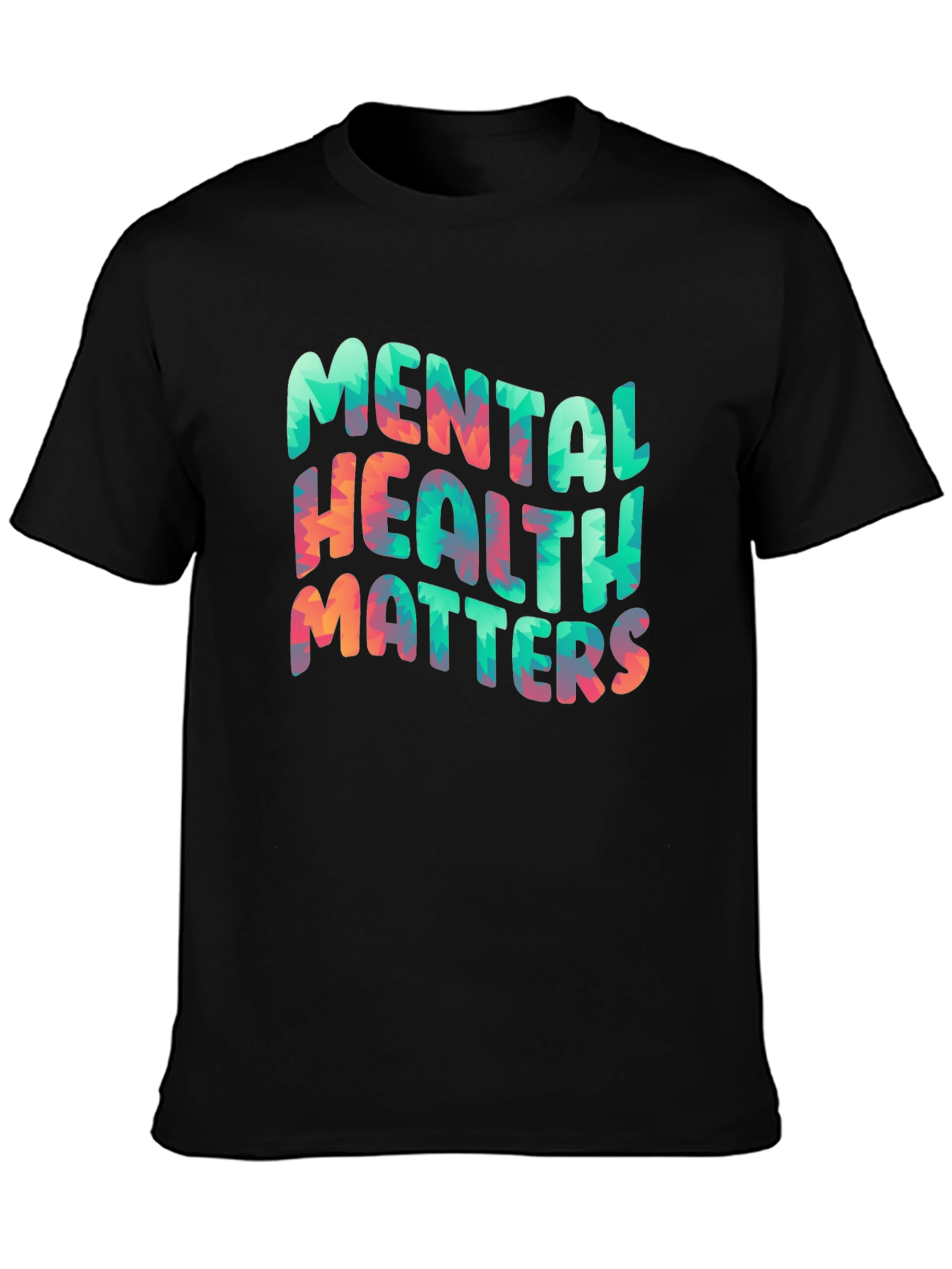 Mental Health Matters Graphic Tee - Unisex Black T-Shirt
