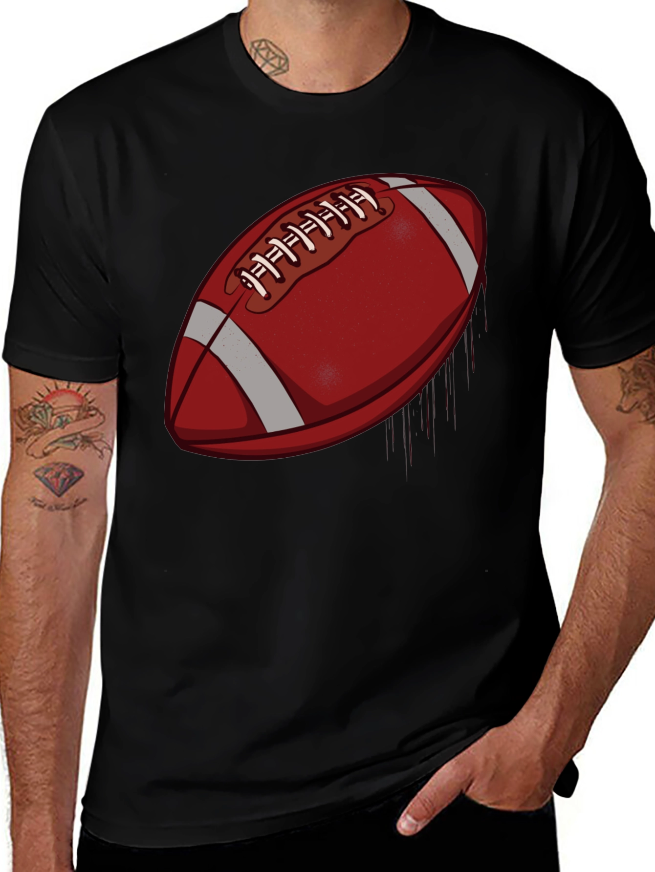 Football Graphic T-Shirt - Casual Style