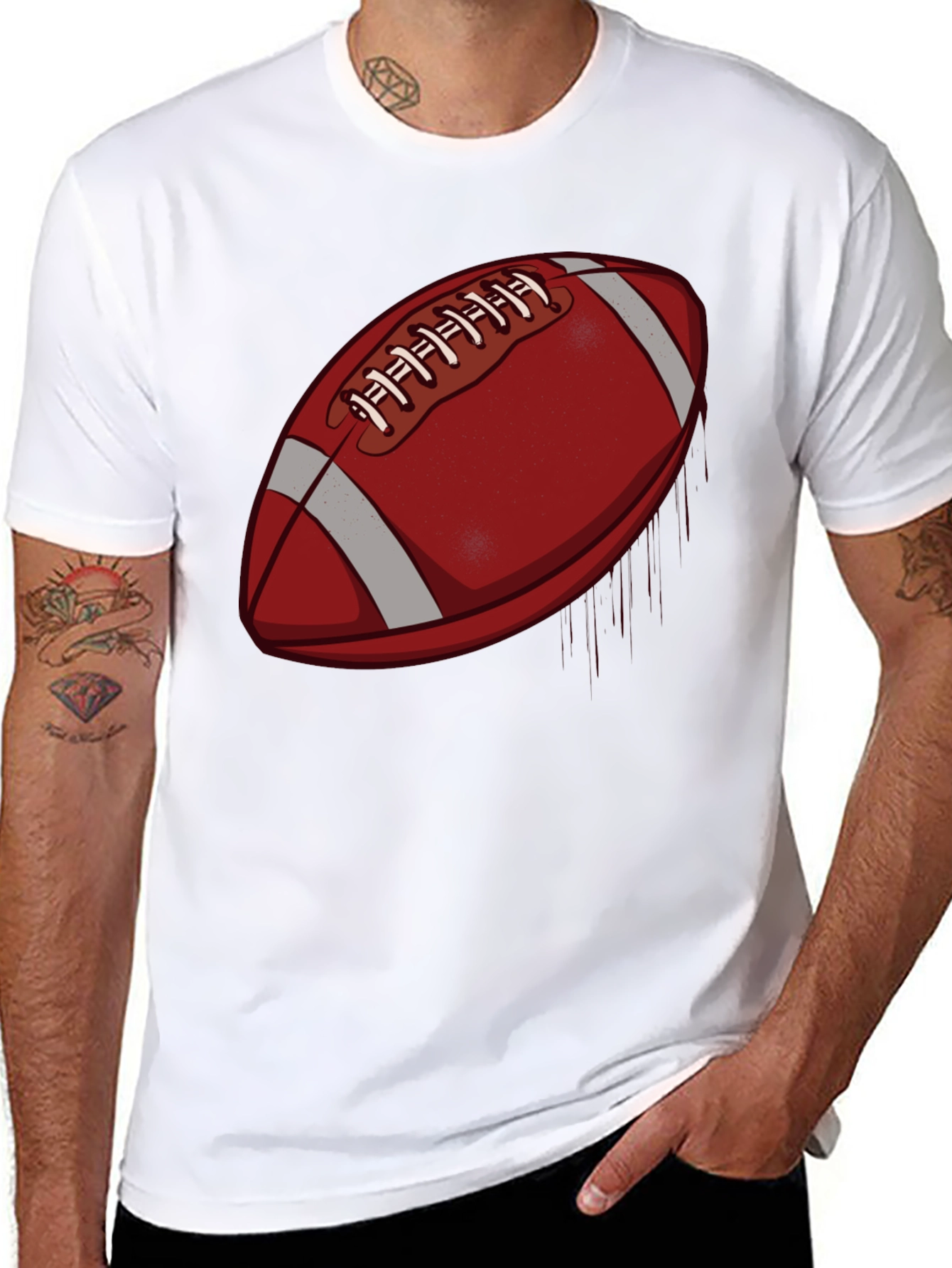 Football Graphic T-Shirt - Casual Style