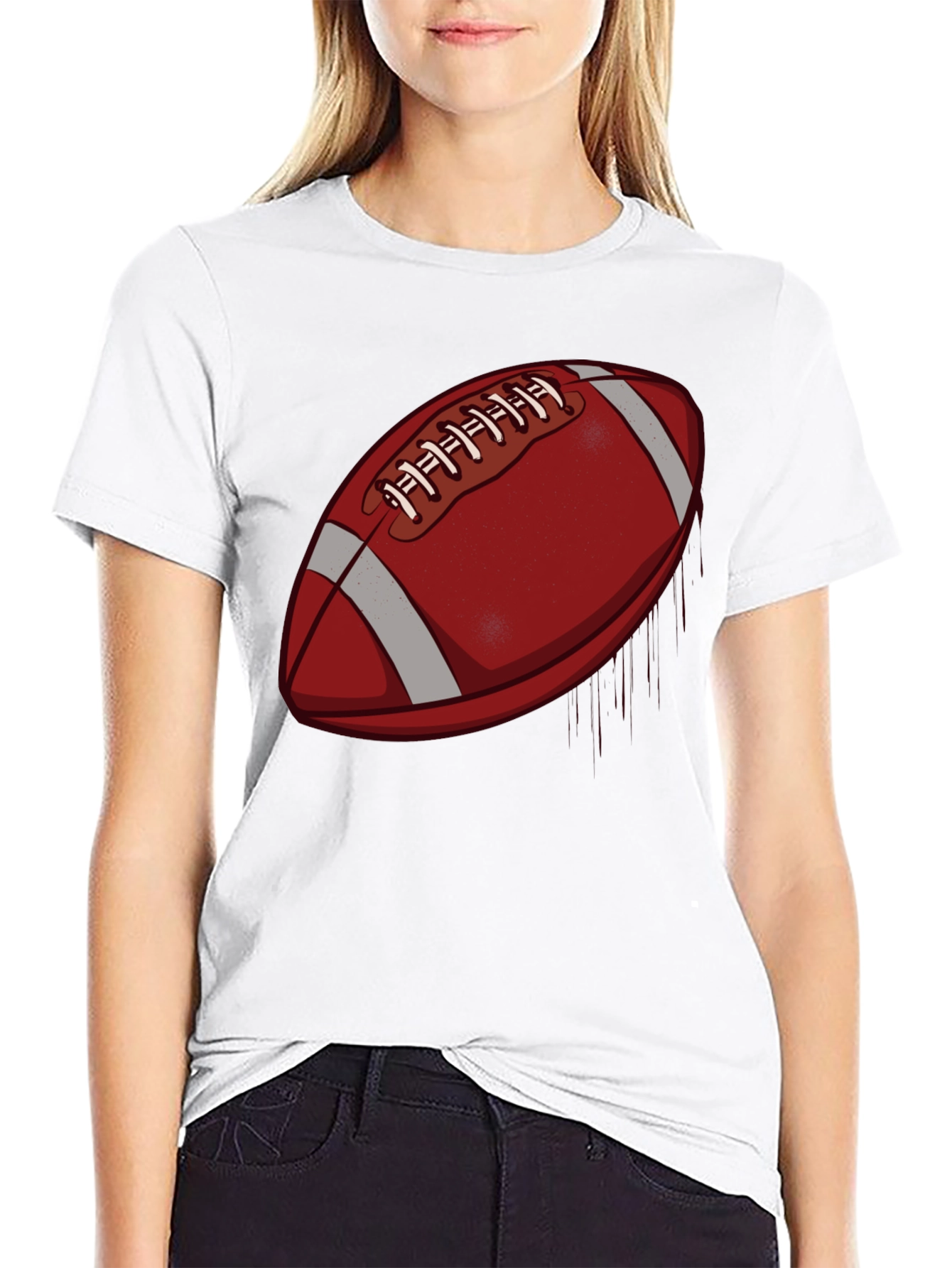 Football Graphic T-Shirt - Casual Style