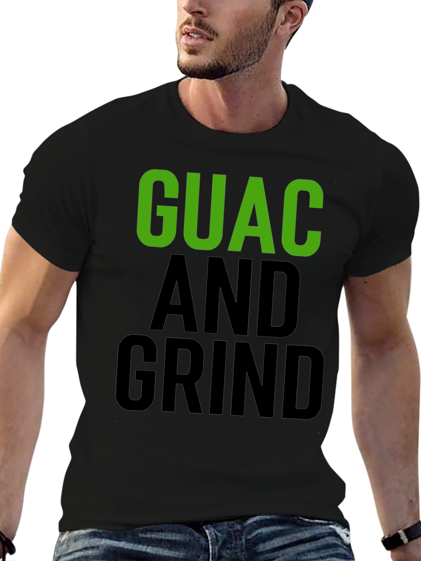 Guac and Grind Graphic Tee -  Casual Style