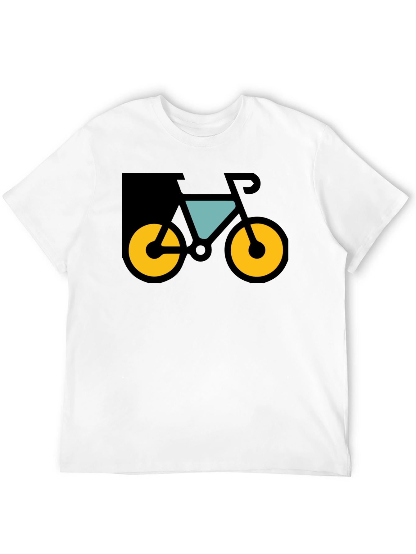 Modern Bicycle Graphic Tee - Black