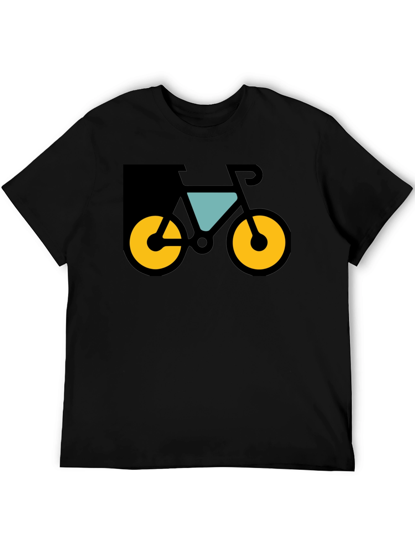 Modern Bicycle Graphic Tee - Black