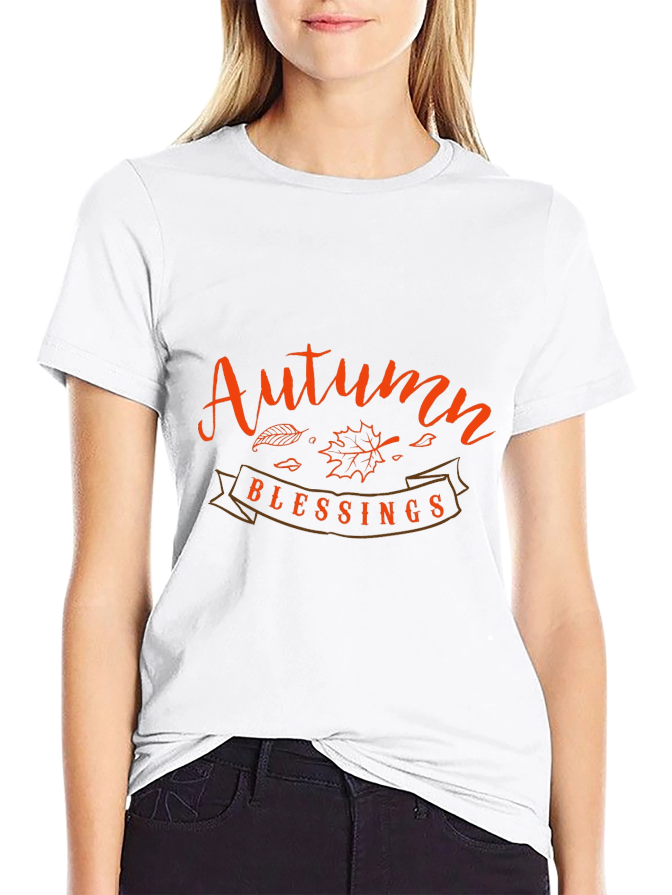 Autumn Blessings Graphic Tee - Stylish Fall T-Shirt