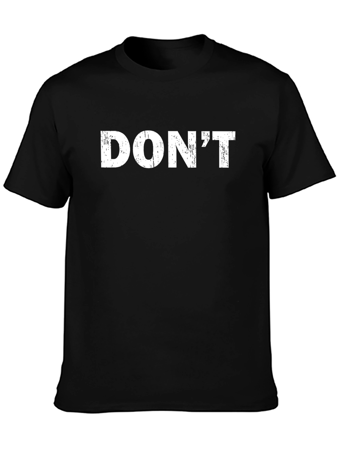 Mens Dont Graphic Tee - Classic Black