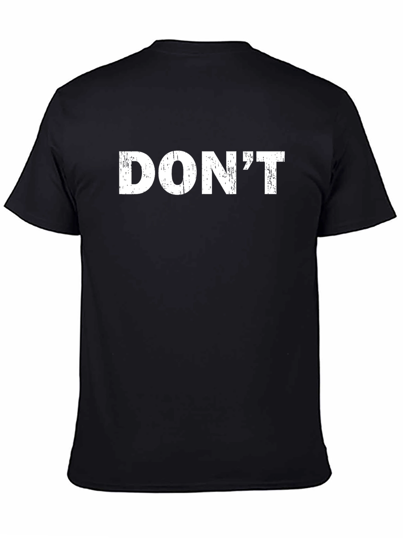 Mens Dont Graphic Tee - Classic Black
