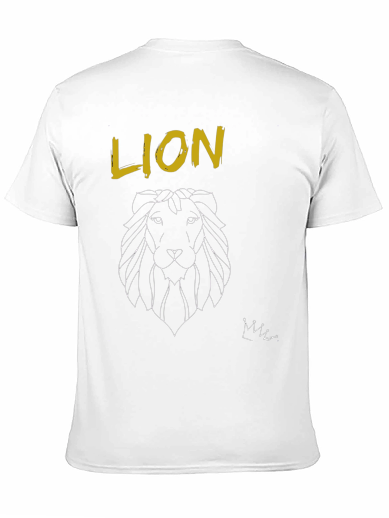 Lion Graphic Print T-Shirt - Stylish Mens Tee