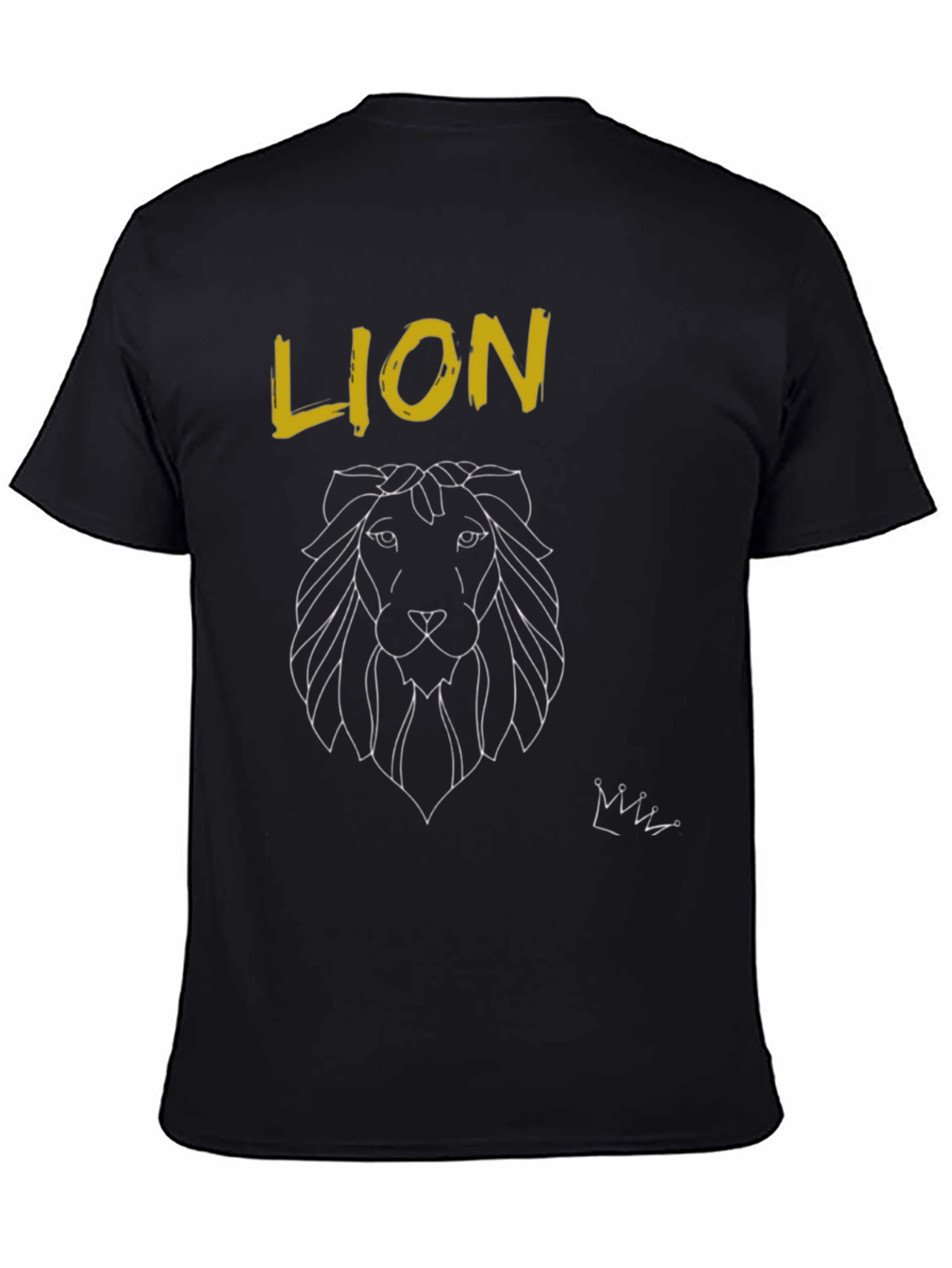 Lion Graphic Print T-Shirt - Stylish Mens Tee