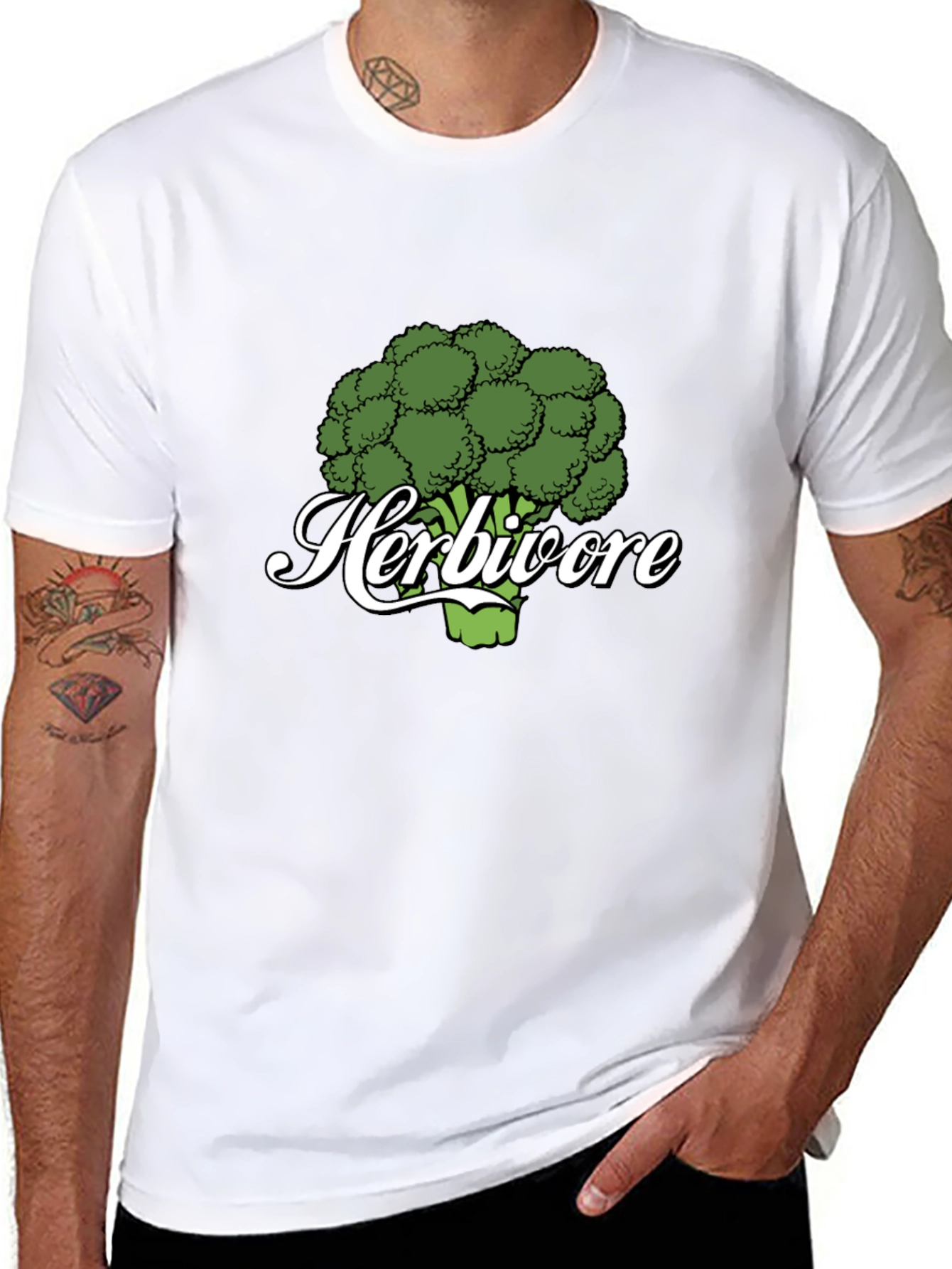 Herbivore Broccoli Graphic Tee - Vegan Friendly
