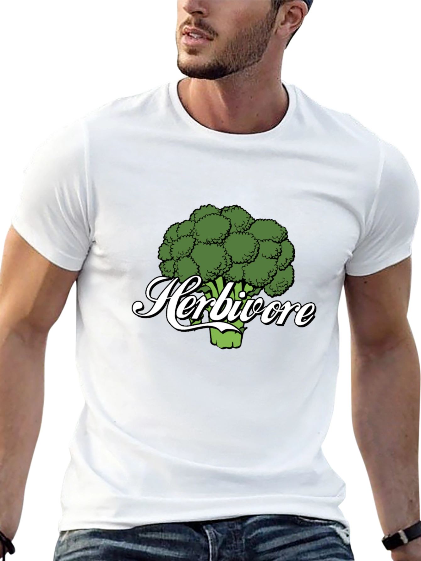 Herbivore Broccoli Graphic Tee - Vegan Friendly