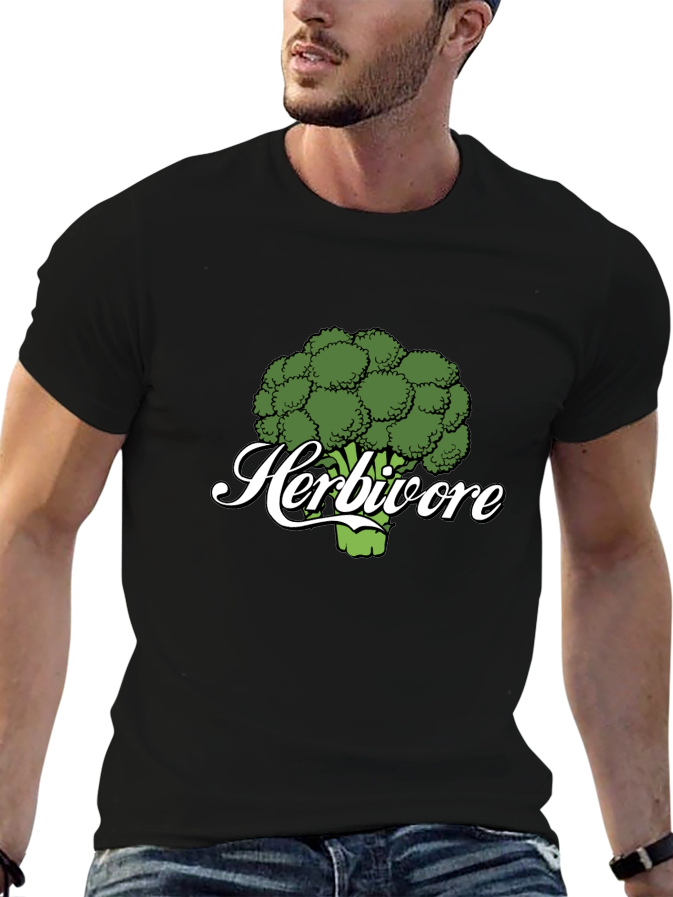 Herbivore Broccoli Graphic Tee - Vegan Friendly