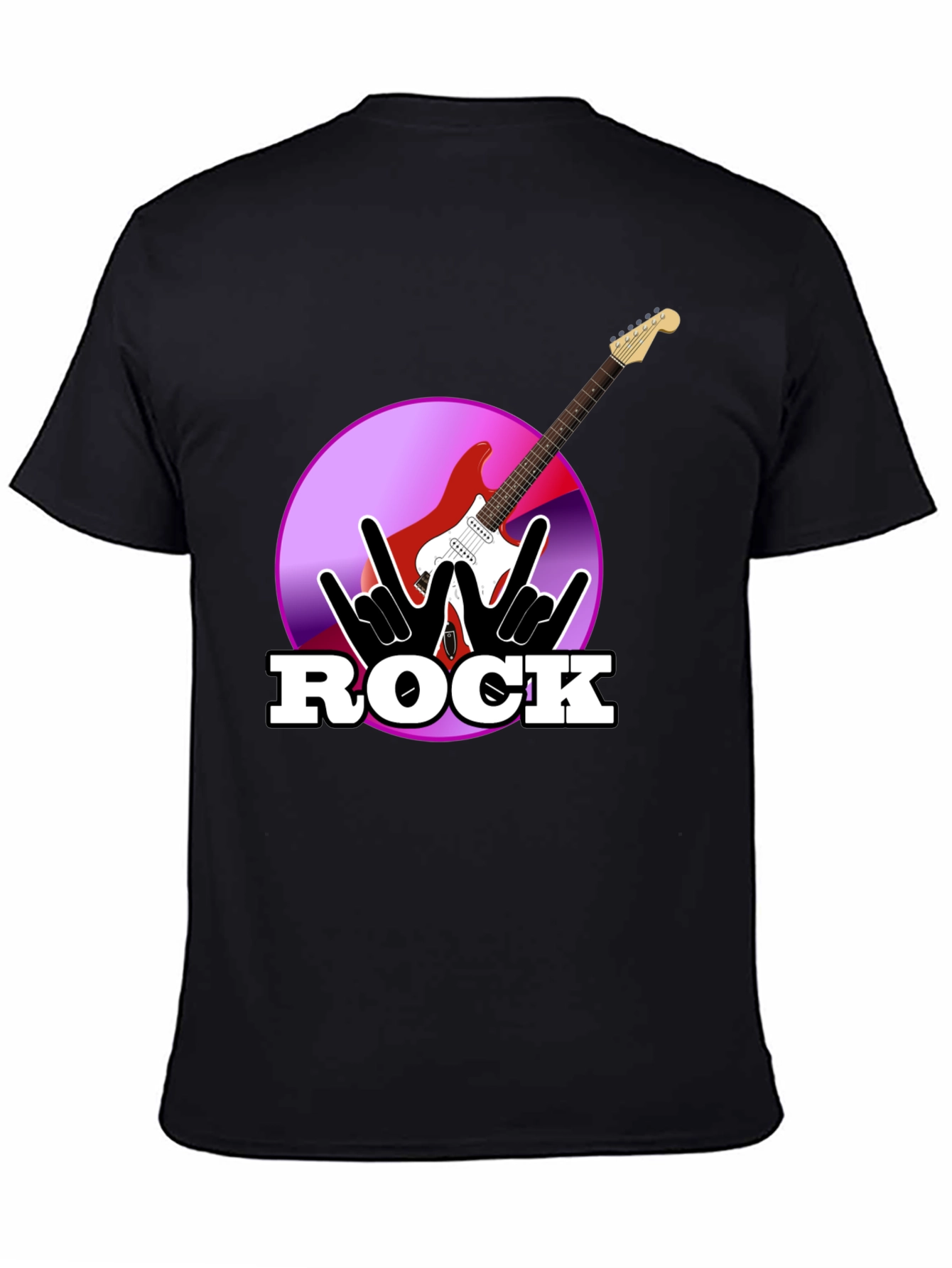 Rock Guitar Graphic T-Shirt - Music Lover Tee
