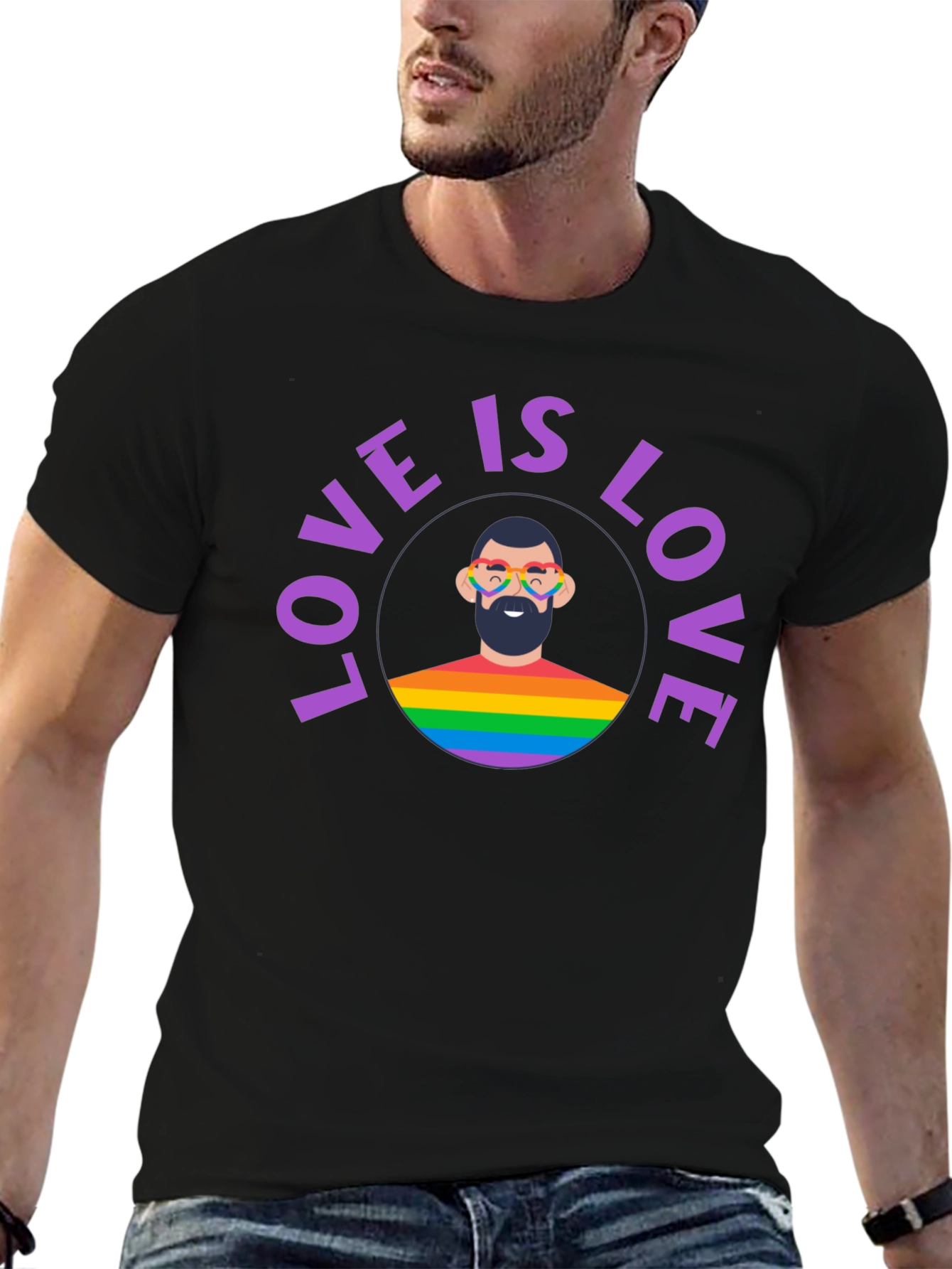Love Is Love Pride T-Shirt - Mens Graphic Tee