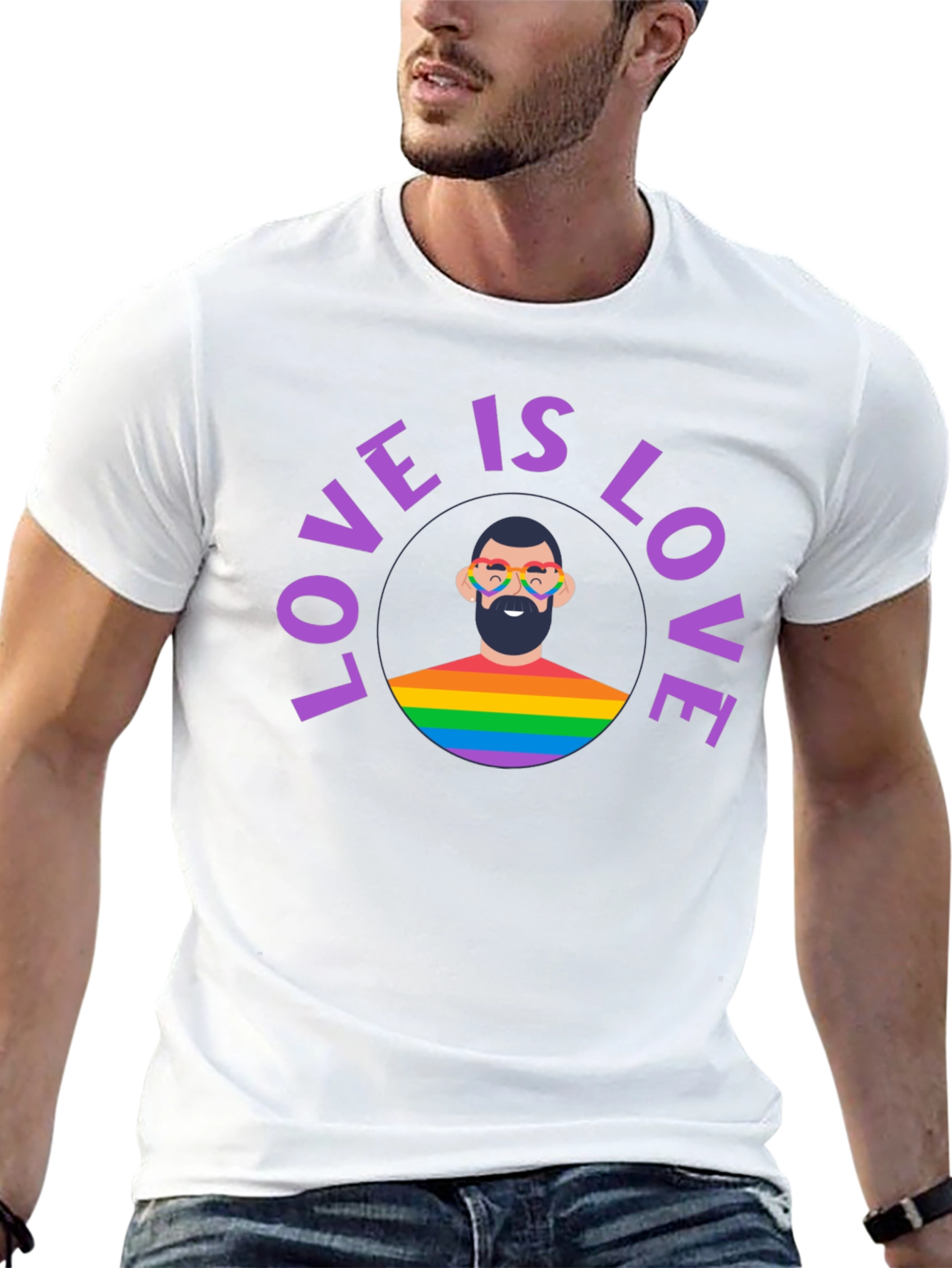 Love Is Love Pride T-Shirt - Mens Graphic Tee