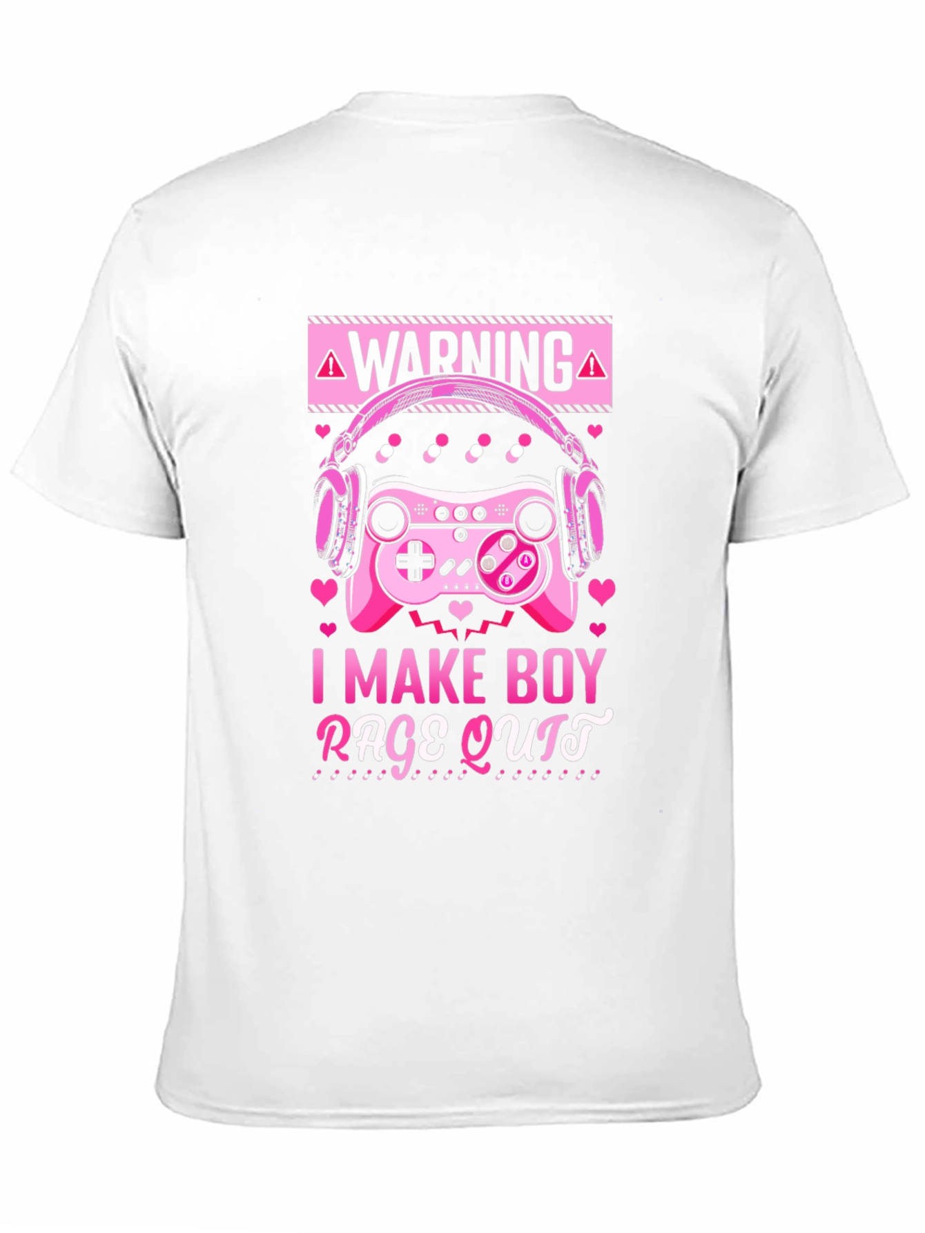 Gamer Girl I Make Boy Rage Quit Black T-Shirt