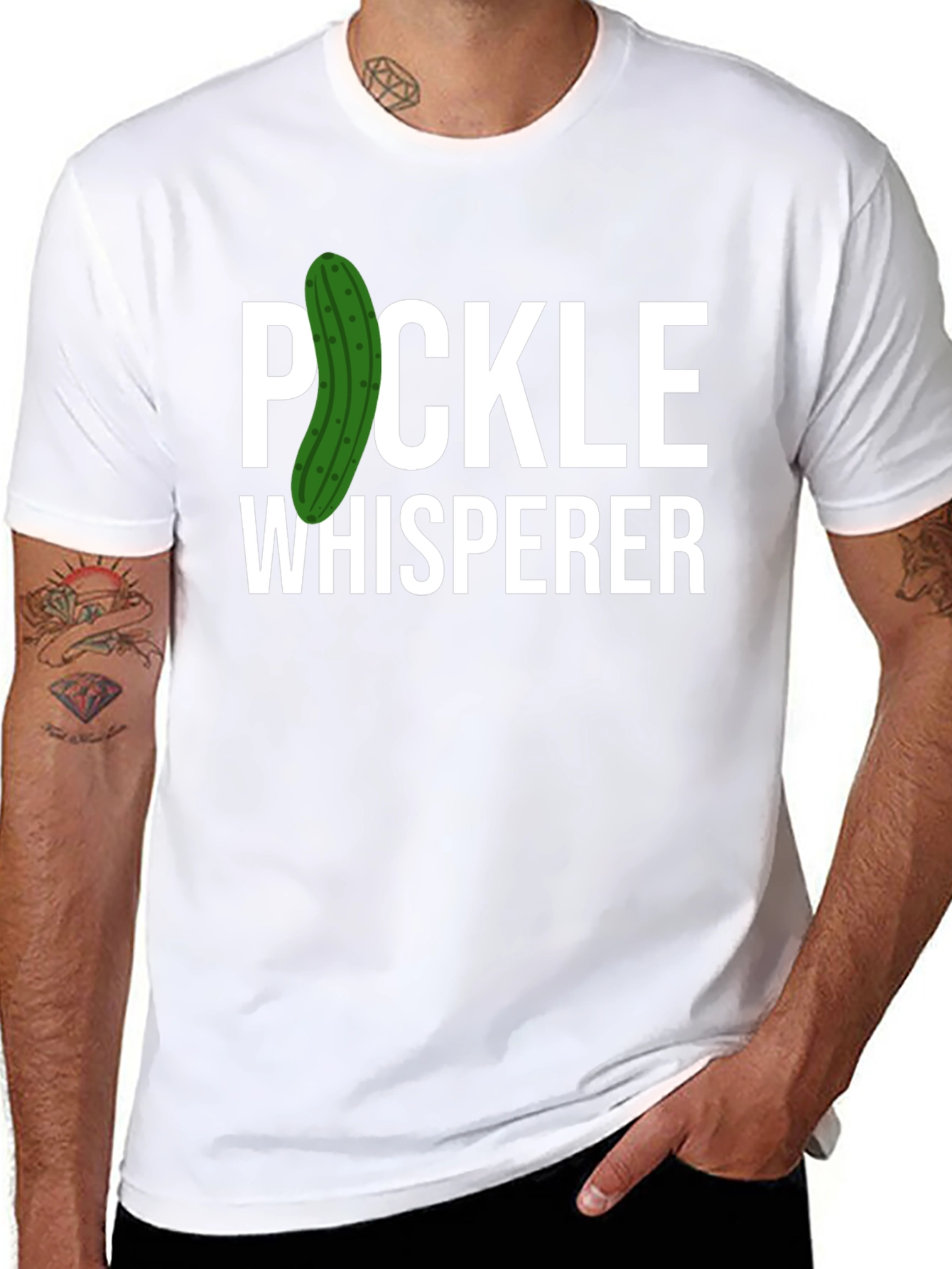 Pickle Whisperer Graphic Tee - Unisex Novelty T-Shirt