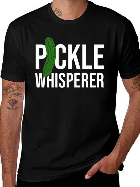 Pickle Whisperer Graphic Tee - Unisex Novelty T-Shirt