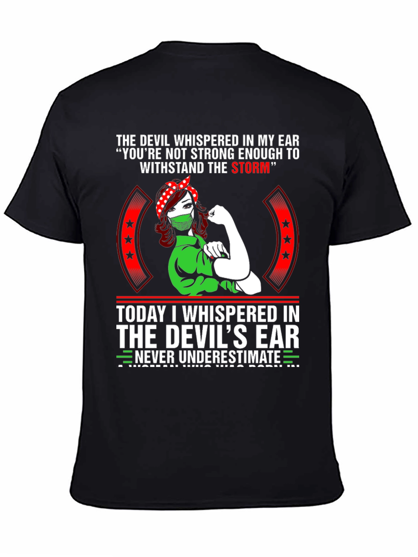 Strong Woman Graphic T-Shirt - Never Underestimate