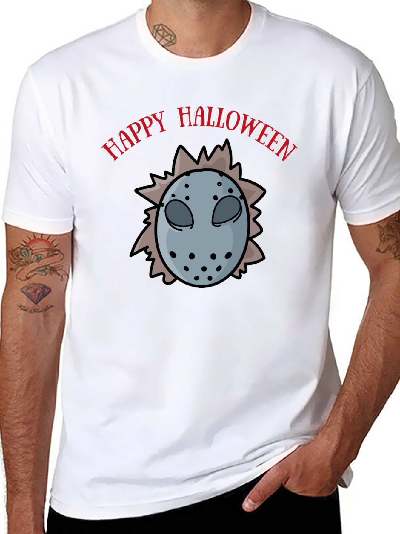 Happy Halloween Jason Mask T-Shirt