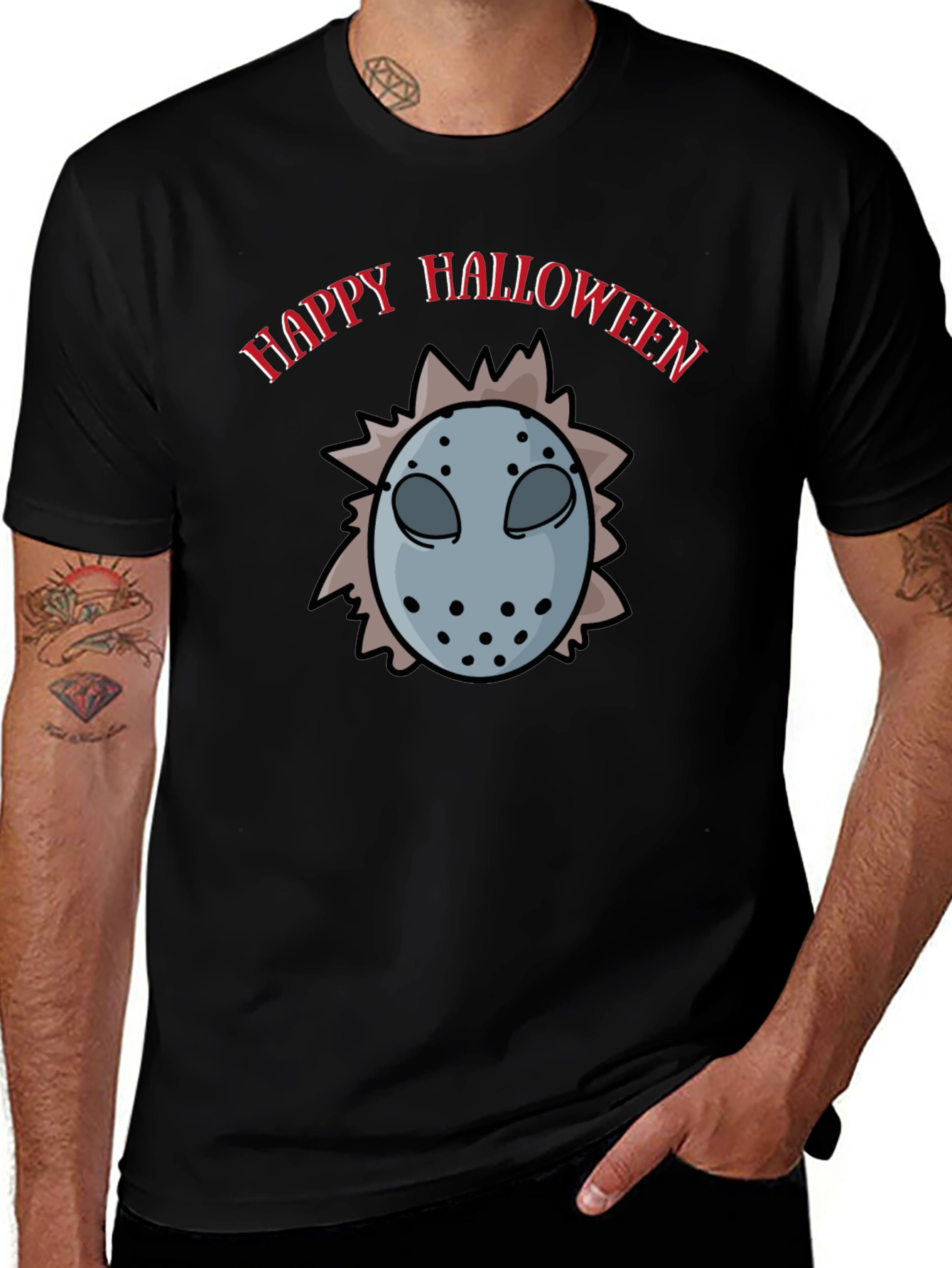 Happy Halloween Jason Mask T-Shirt