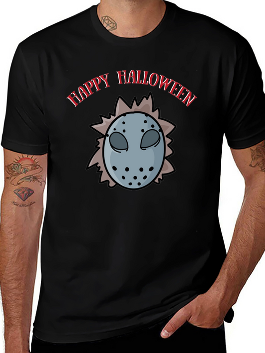 Happy Halloween Jason Mask T-Shirt