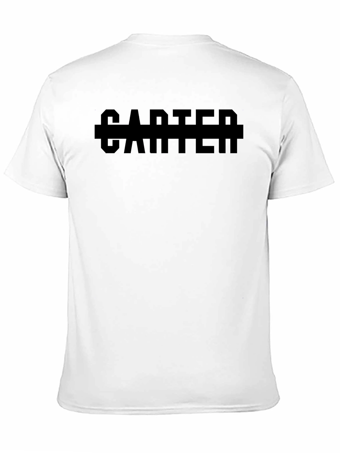 Black Carter Graphic Tee Shirt