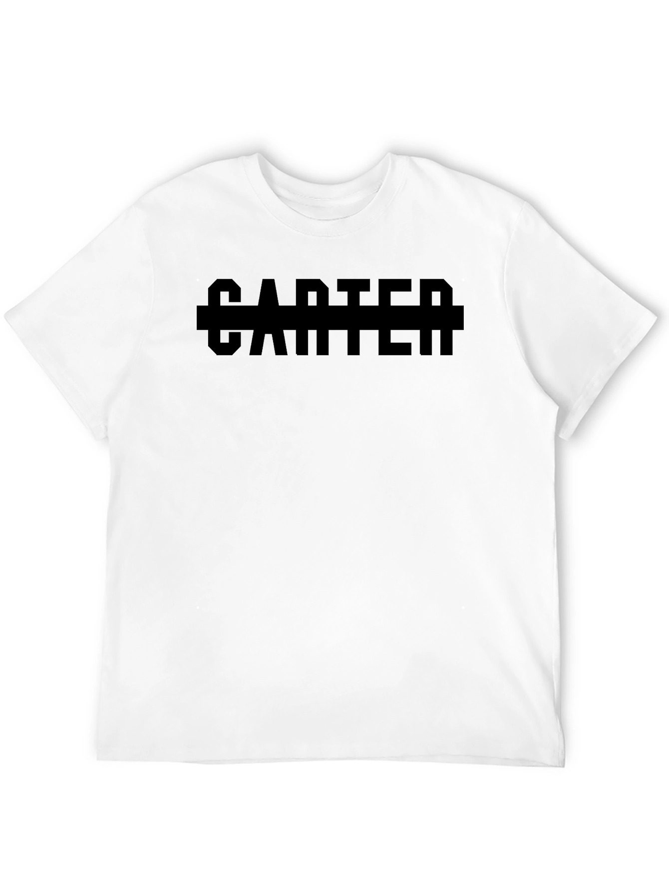 Black Carter Graphic Tee Shirt
