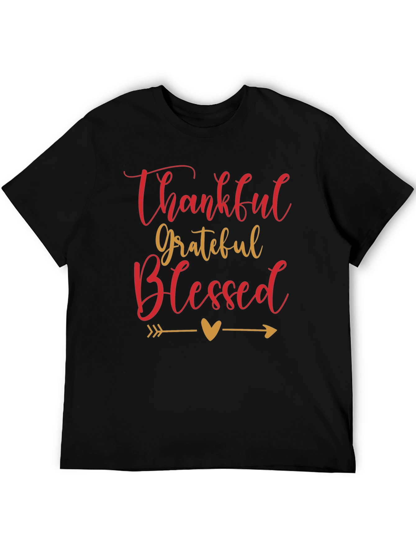 Thankful Grateful Blessed Graphic Tee