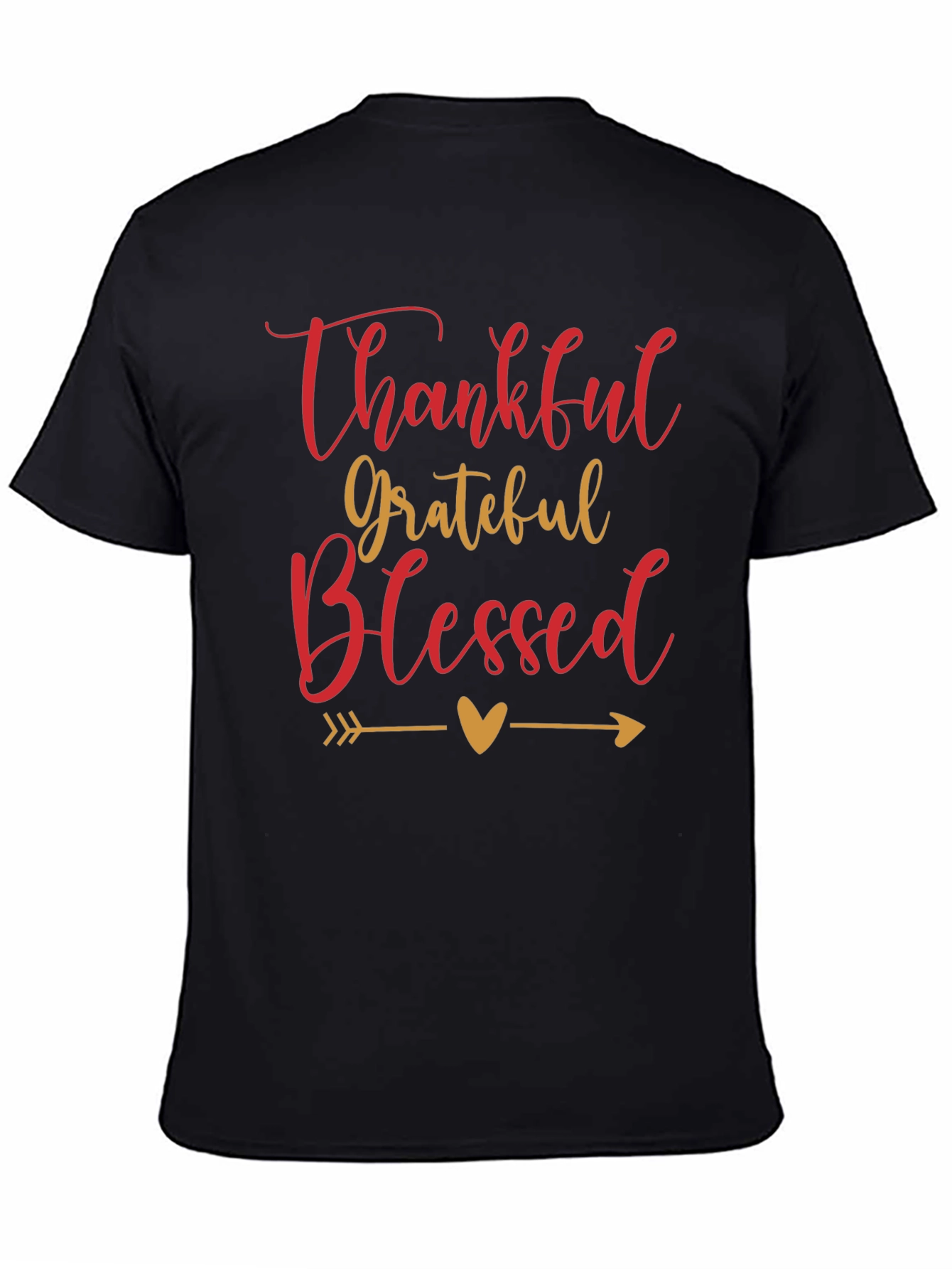 Thankful Grateful Blessed Graphic Tee