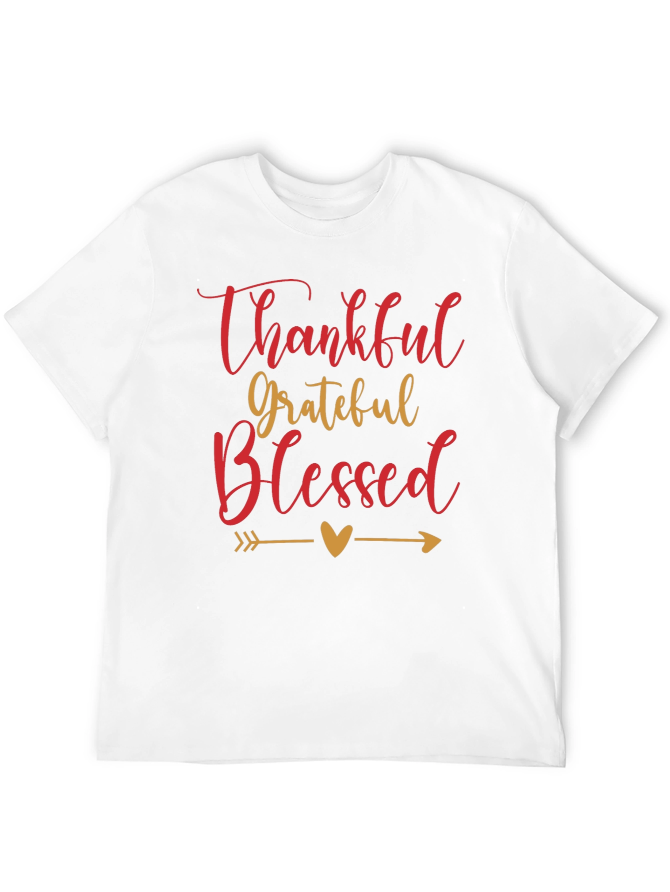 Thankful Grateful Blessed Graphic Tee