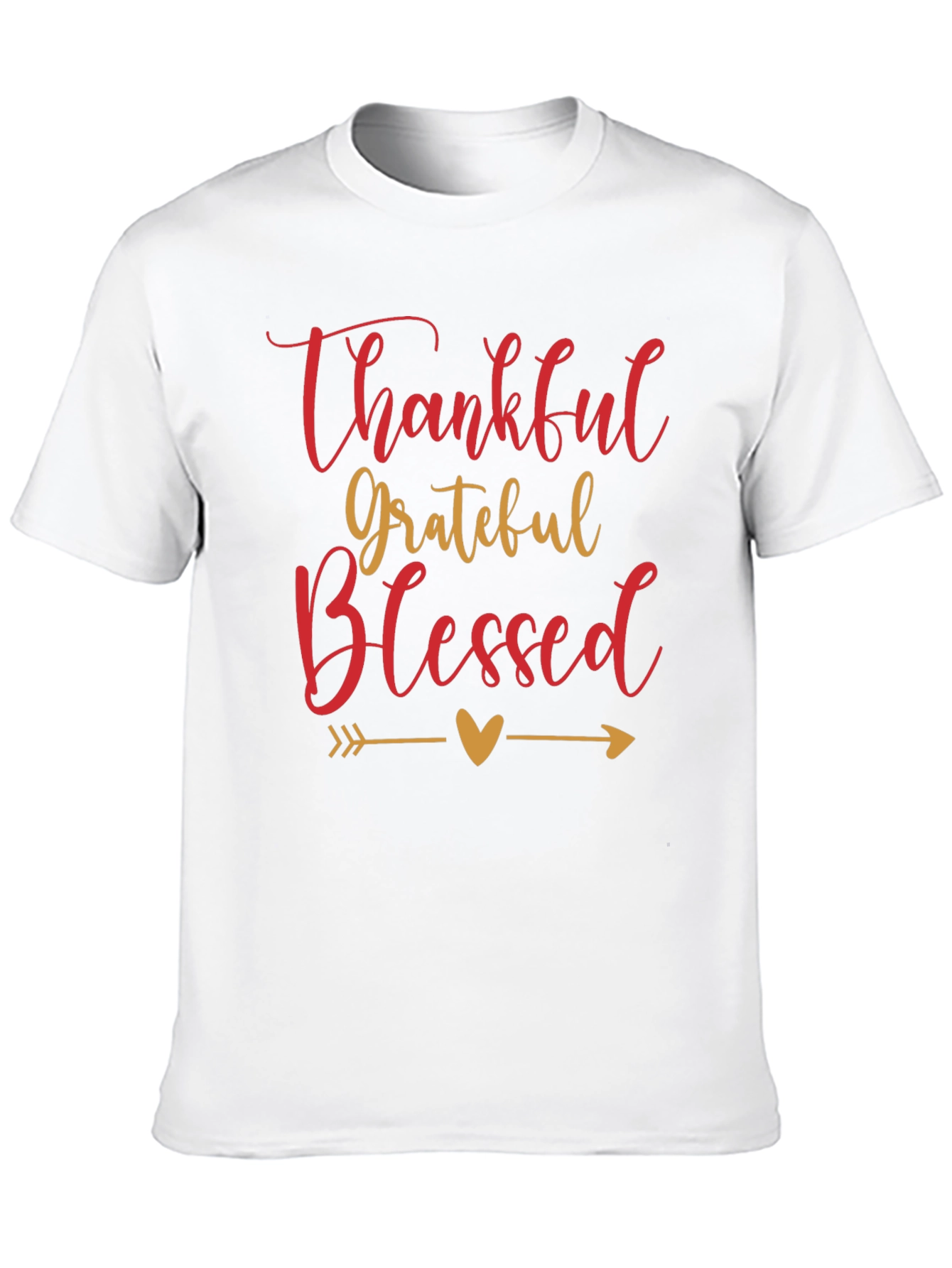 Thankful Grateful Blessed Graphic Tee