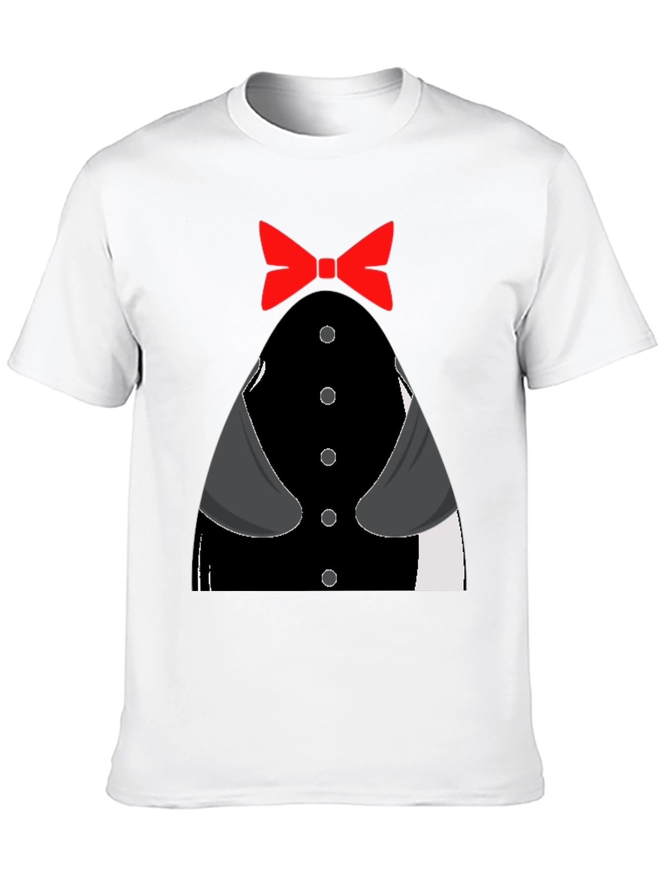 Tuxedo T-Shirt - Novelty Bowtie Design