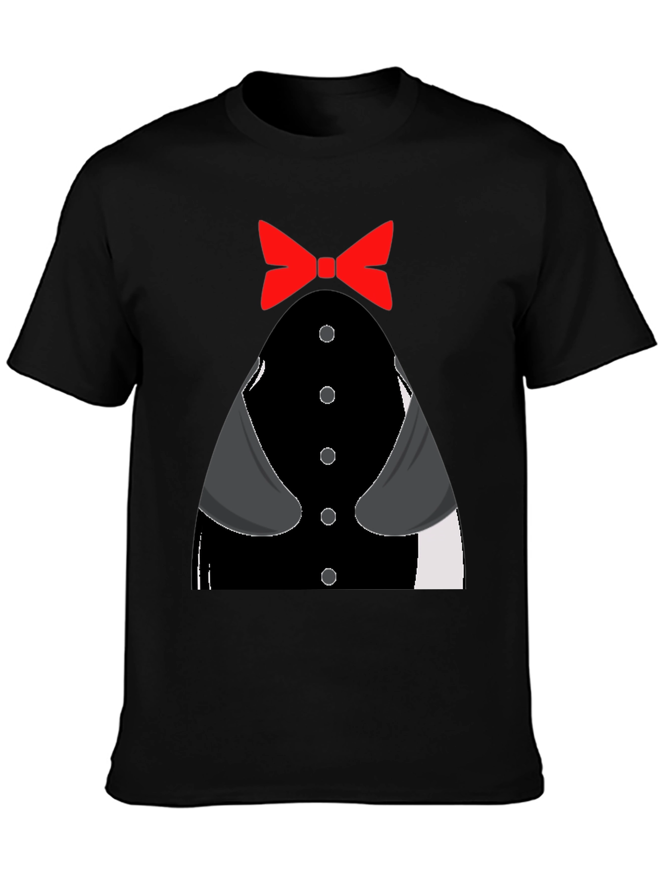 Tuxedo T-Shirt - Novelty Bowtie Design