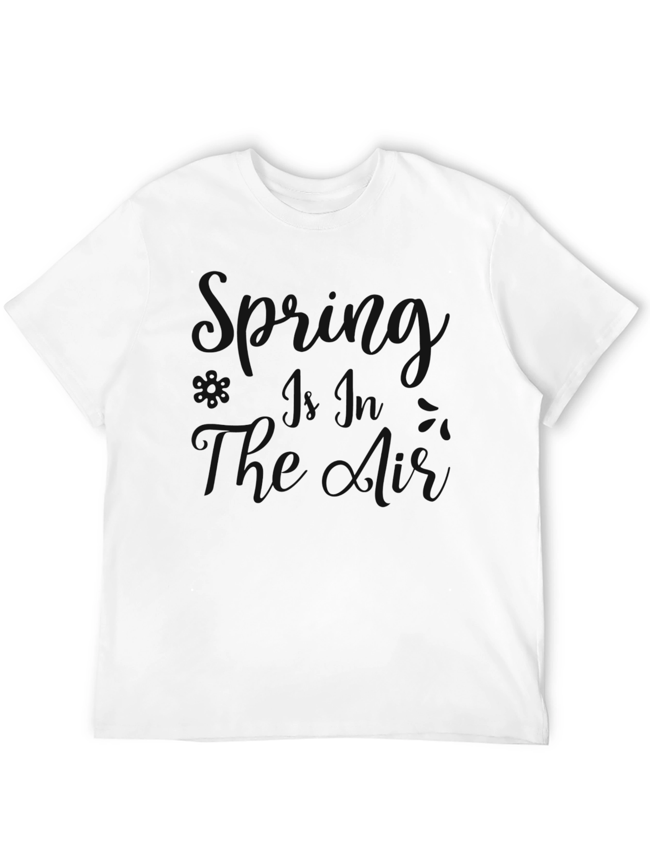 Mens Black Graphic Tee - Casual Style