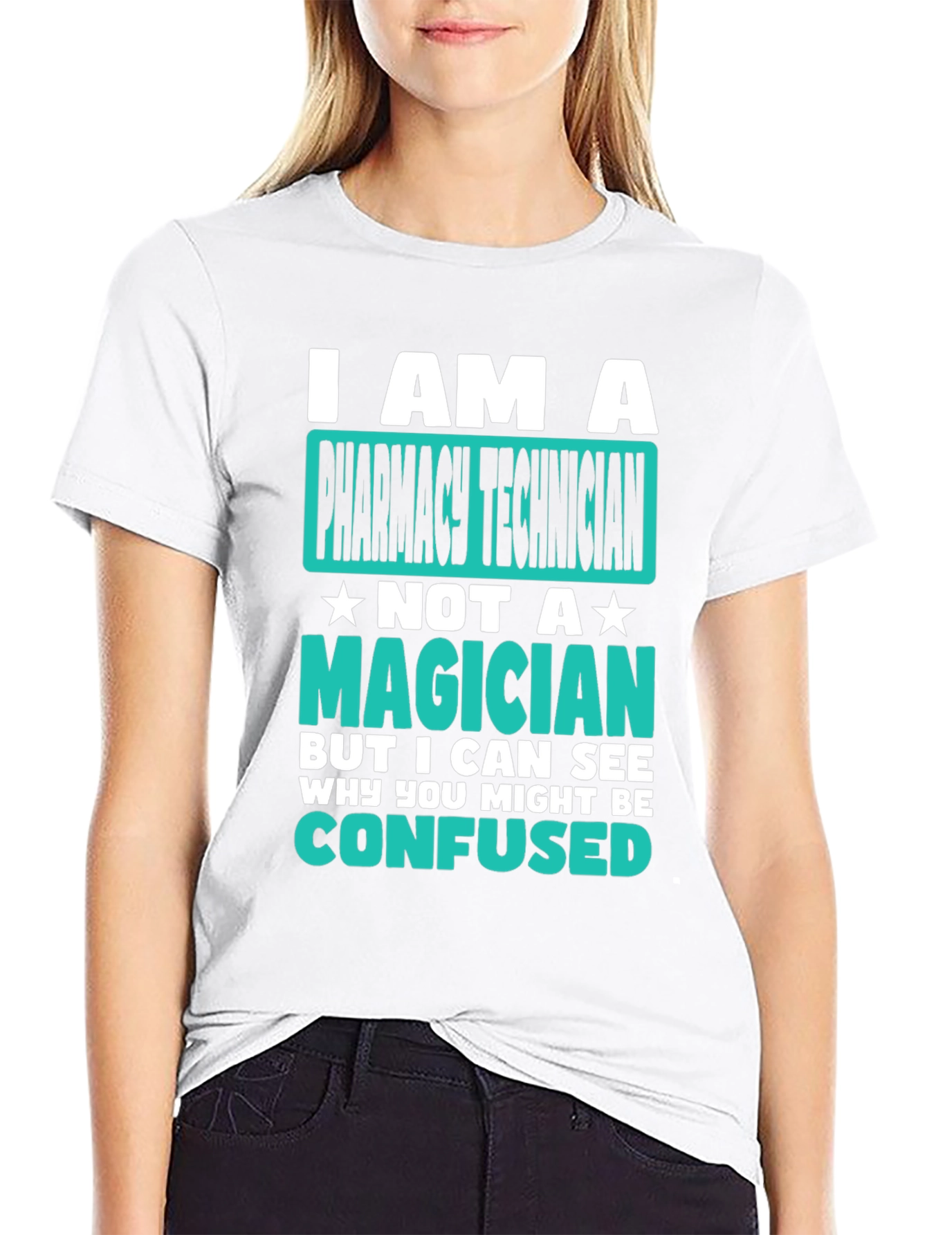 Pharmacy Technician T-Shirt: Not a Magician Tee