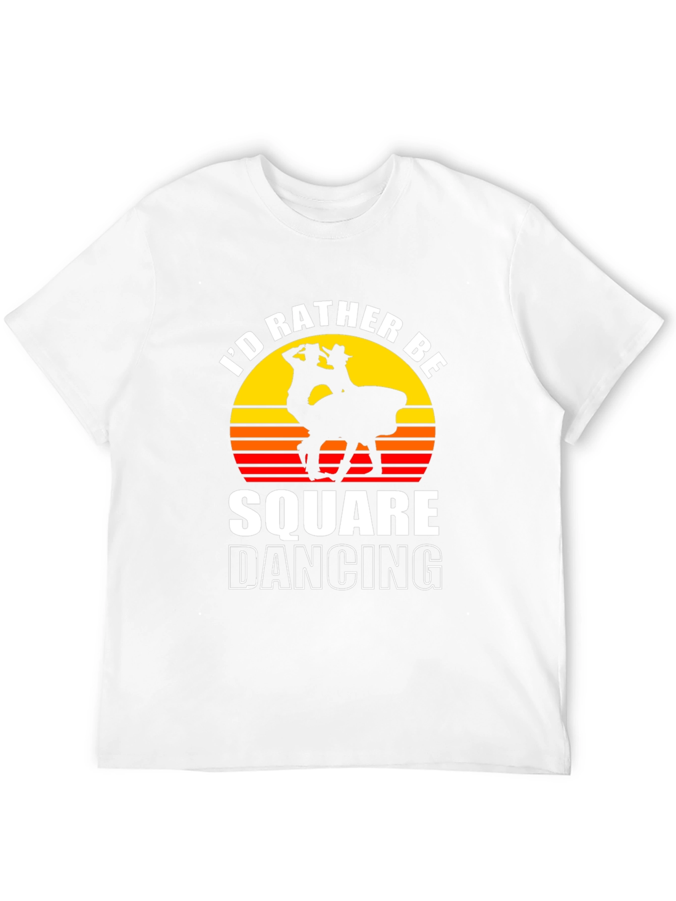 Id Rather Be Square Dancing Graphic Tee