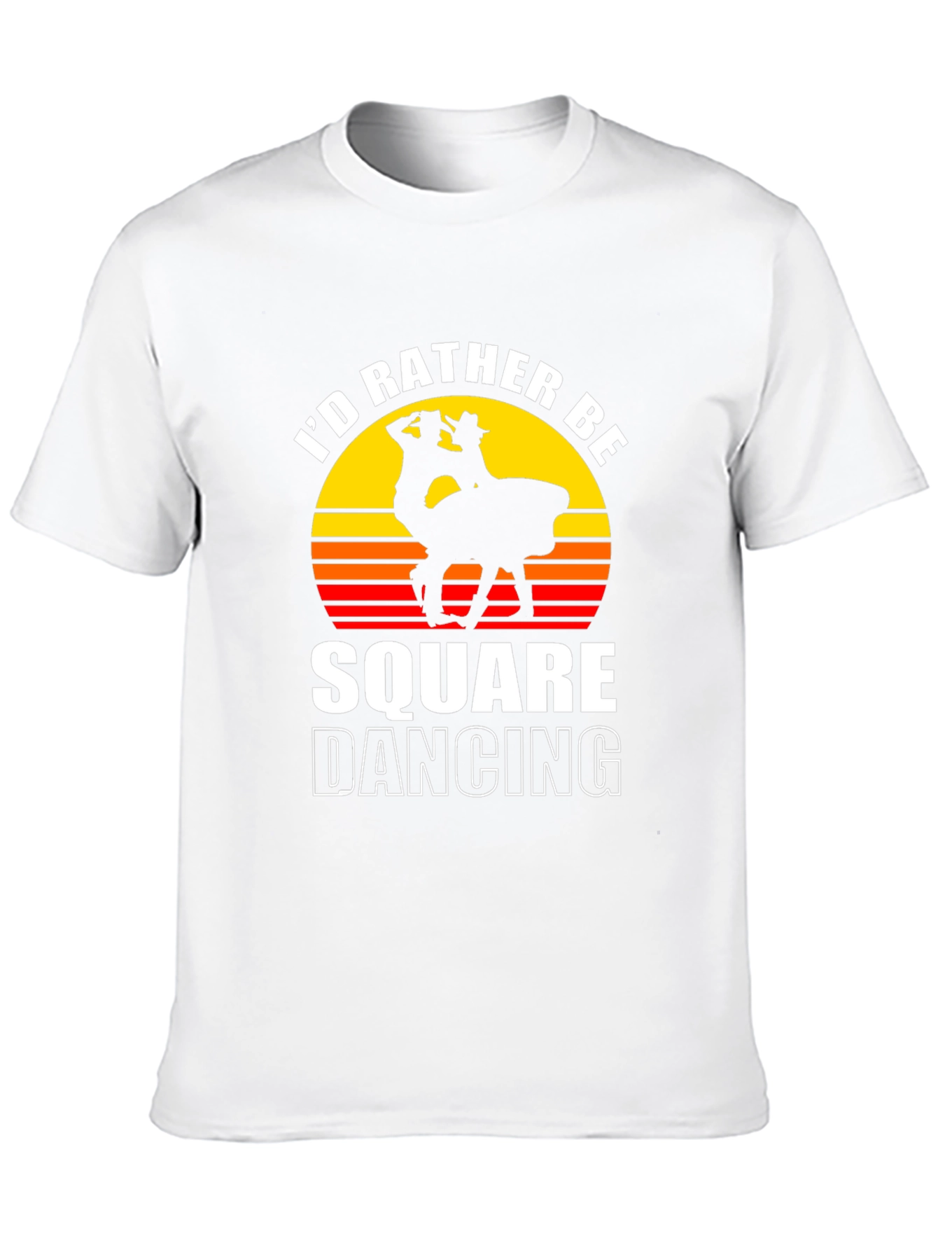 Id Rather Be Square Dancing Graphic Tee