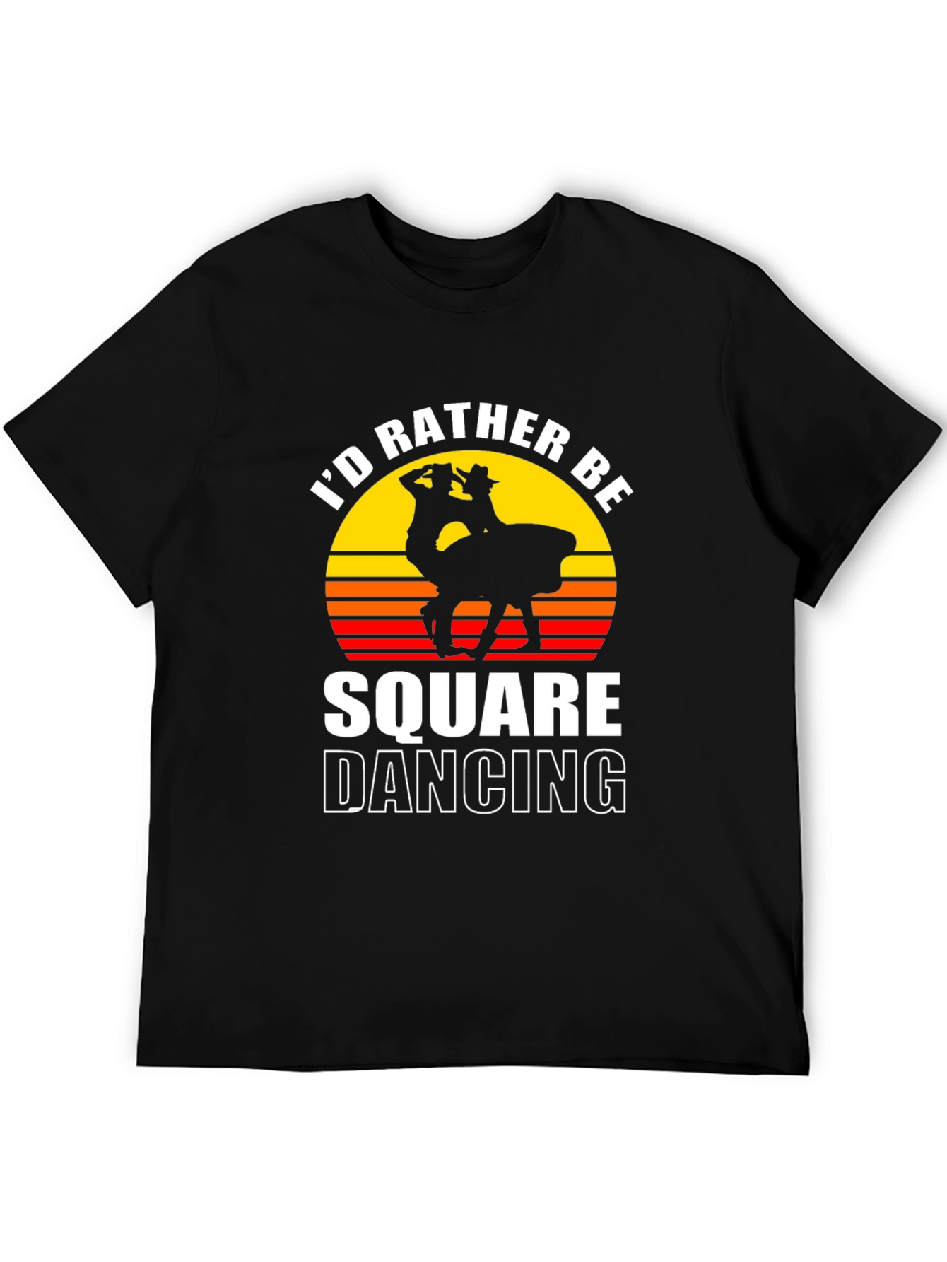 Id Rather Be Square Dancing Graphic Tee