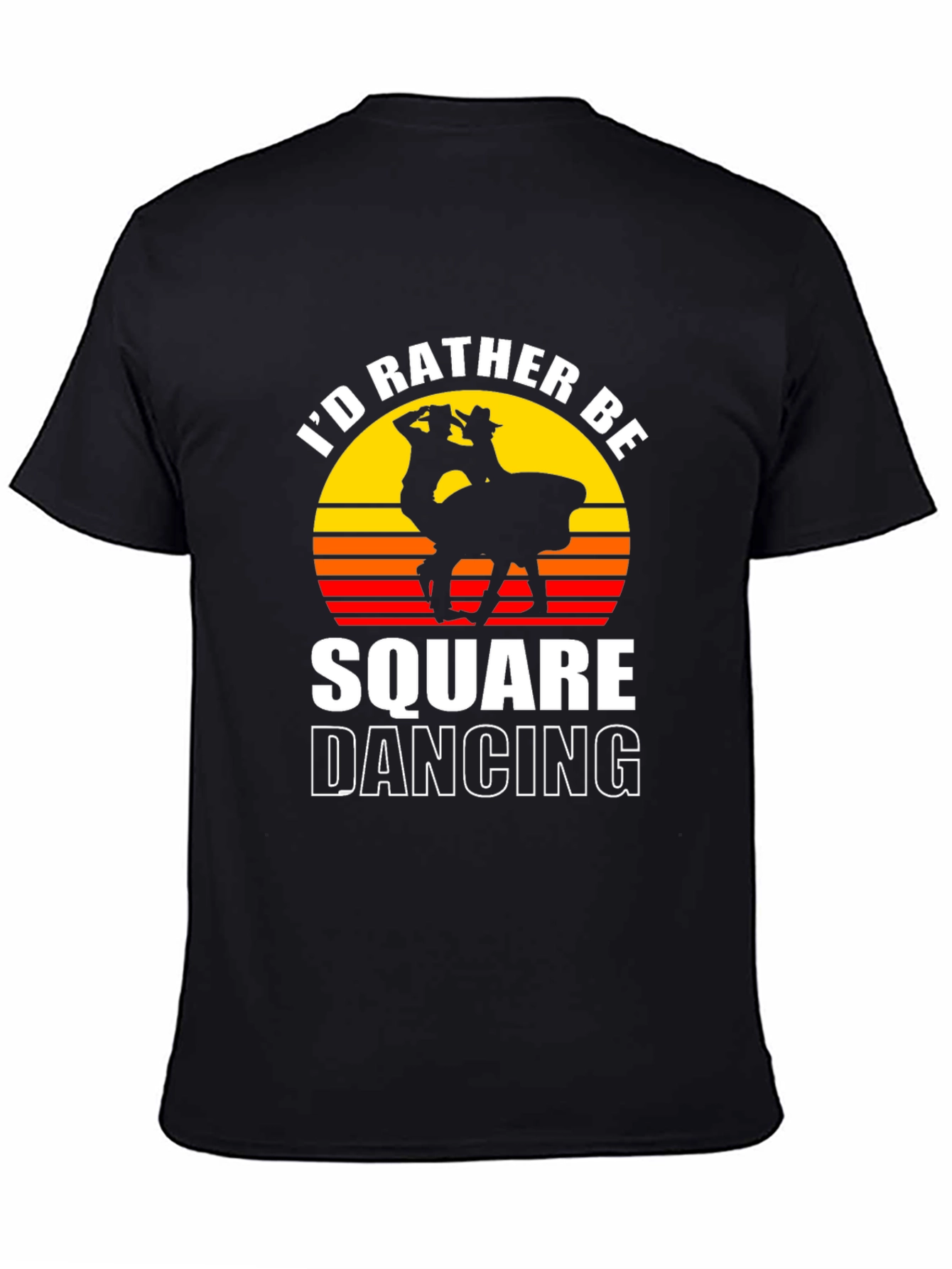 Id Rather Be Square Dancing Graphic Tee