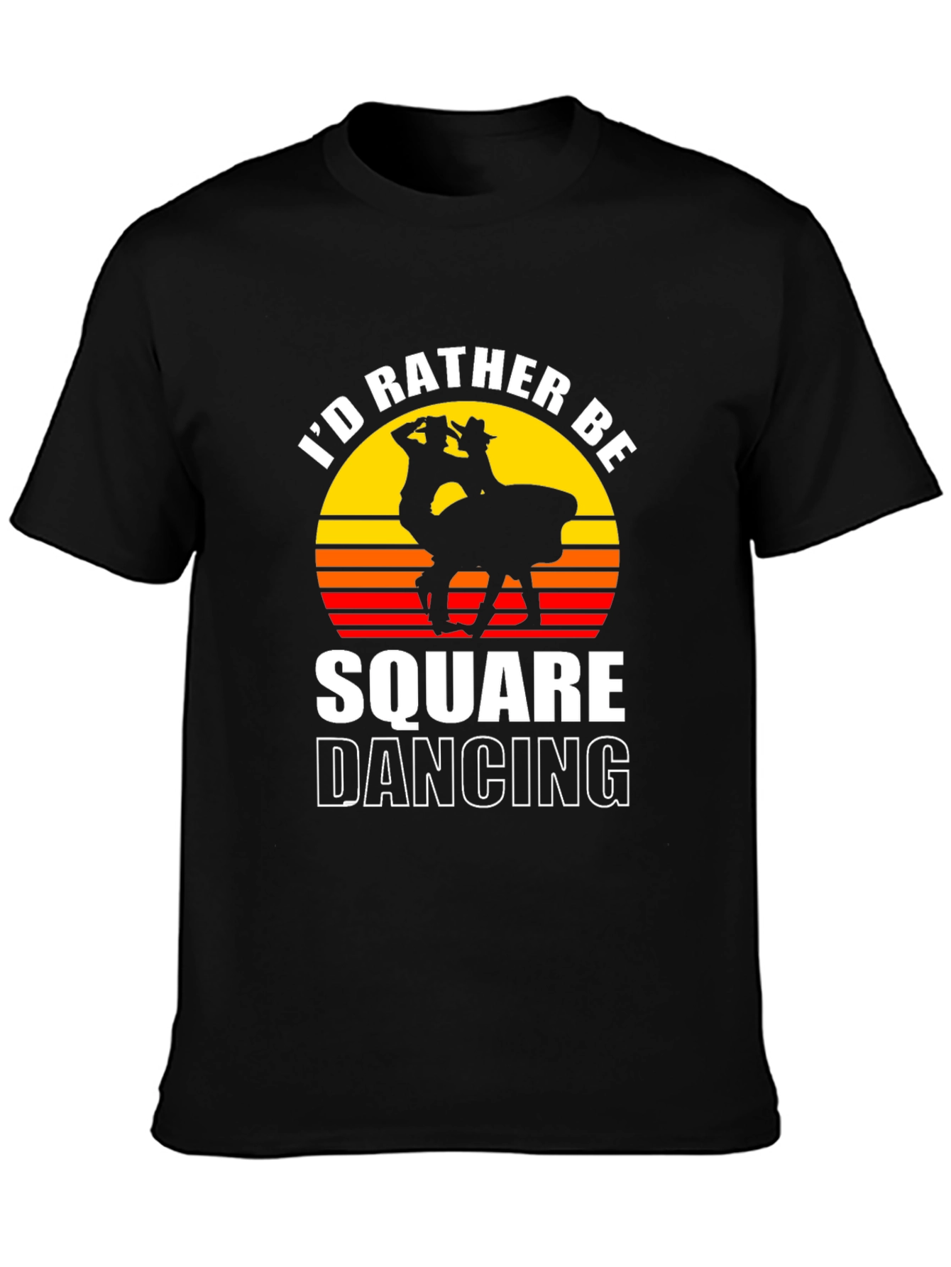 Id Rather Be Square Dancing Graphic Tee