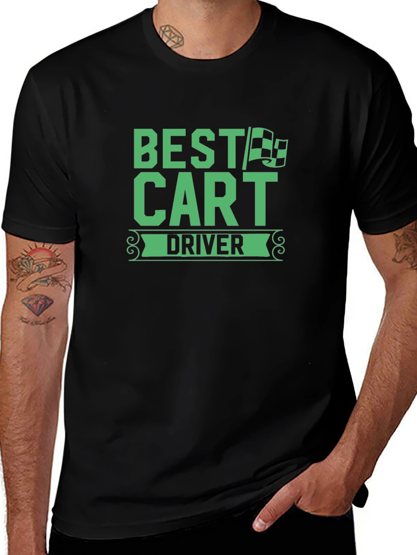 Best Cart Driver Graphic T-Shirt - Go-Kart Racing Tee