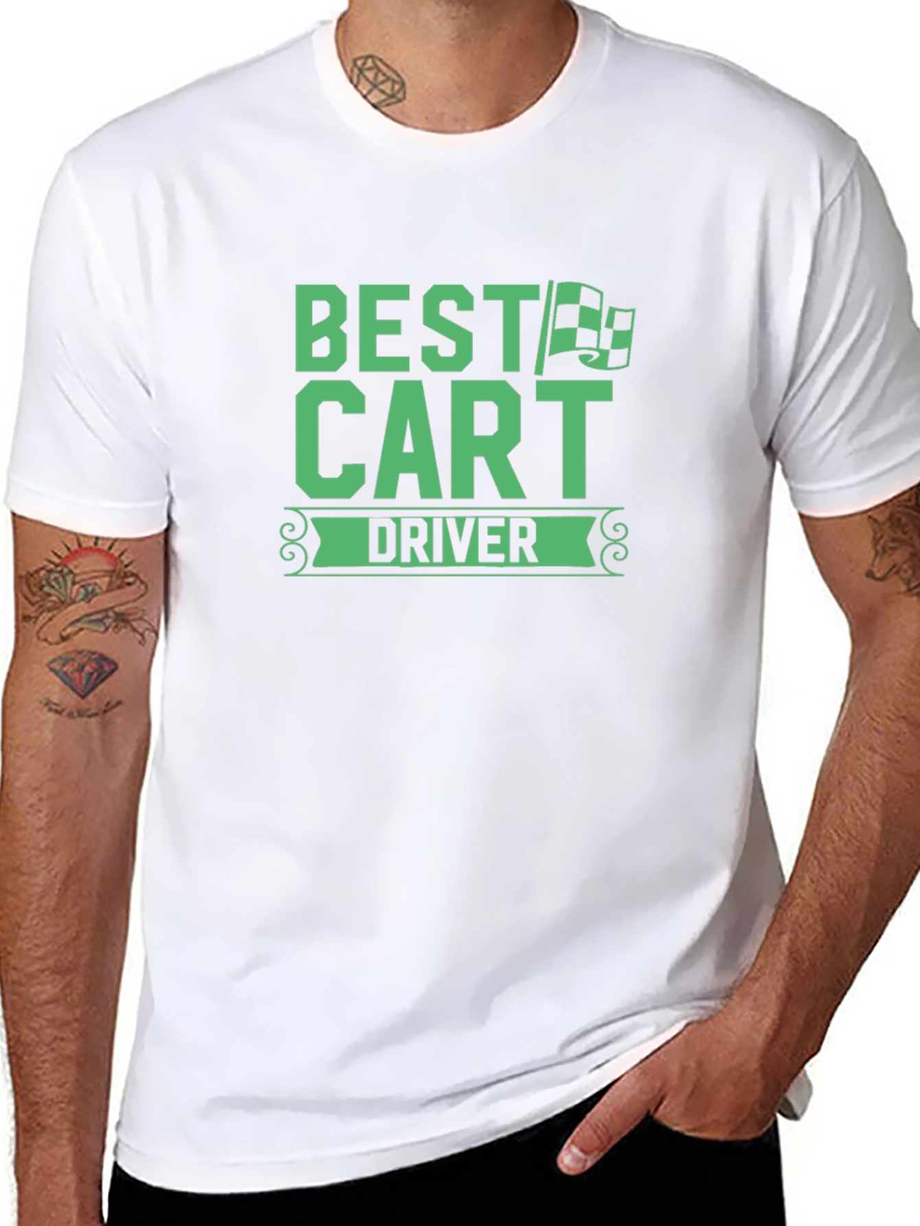 Best Cart Driver Graphic T-Shirt - Go-Kart Racing Tee
