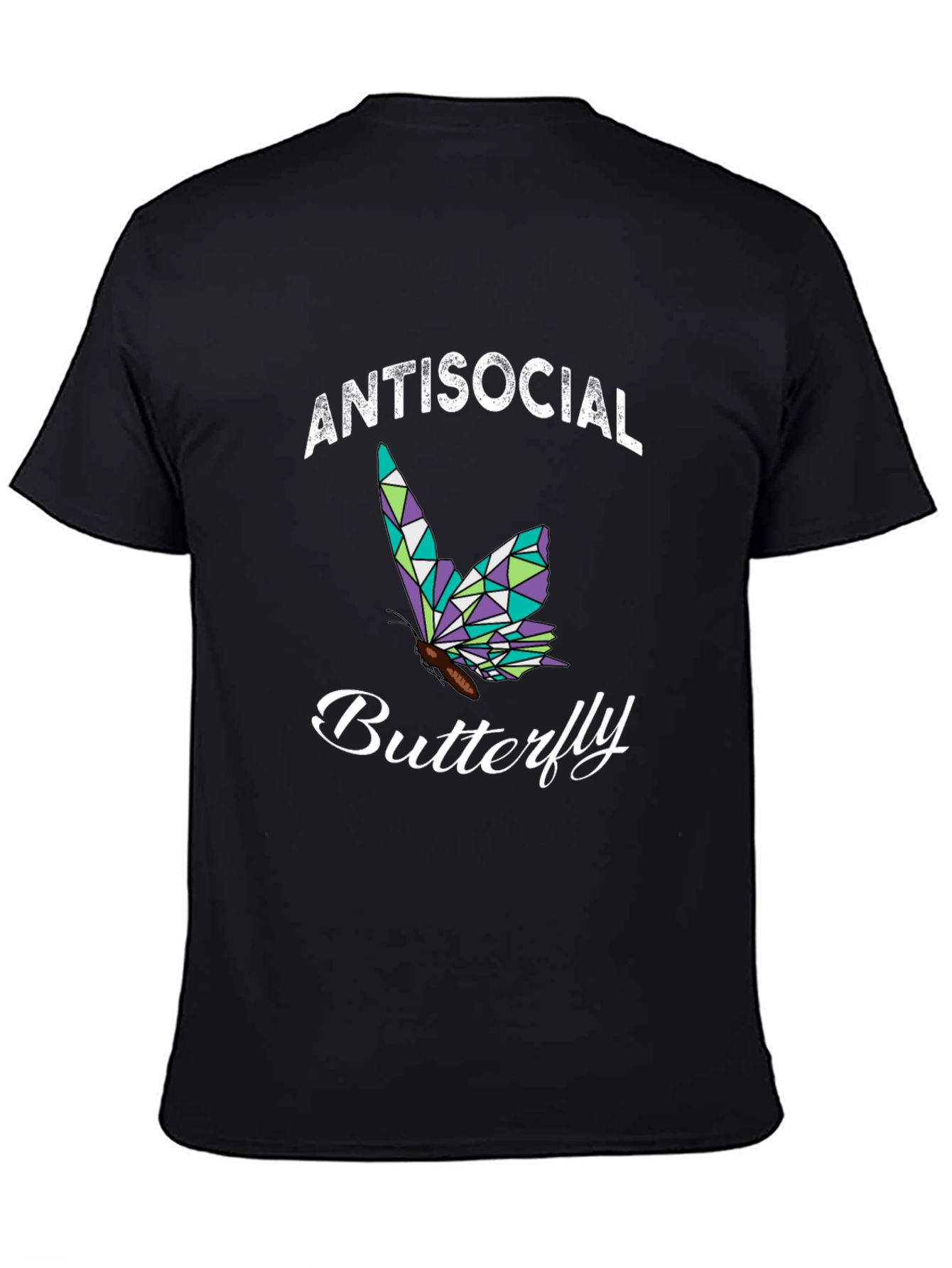 Antisocial Butterfly Graphic T-Shirt