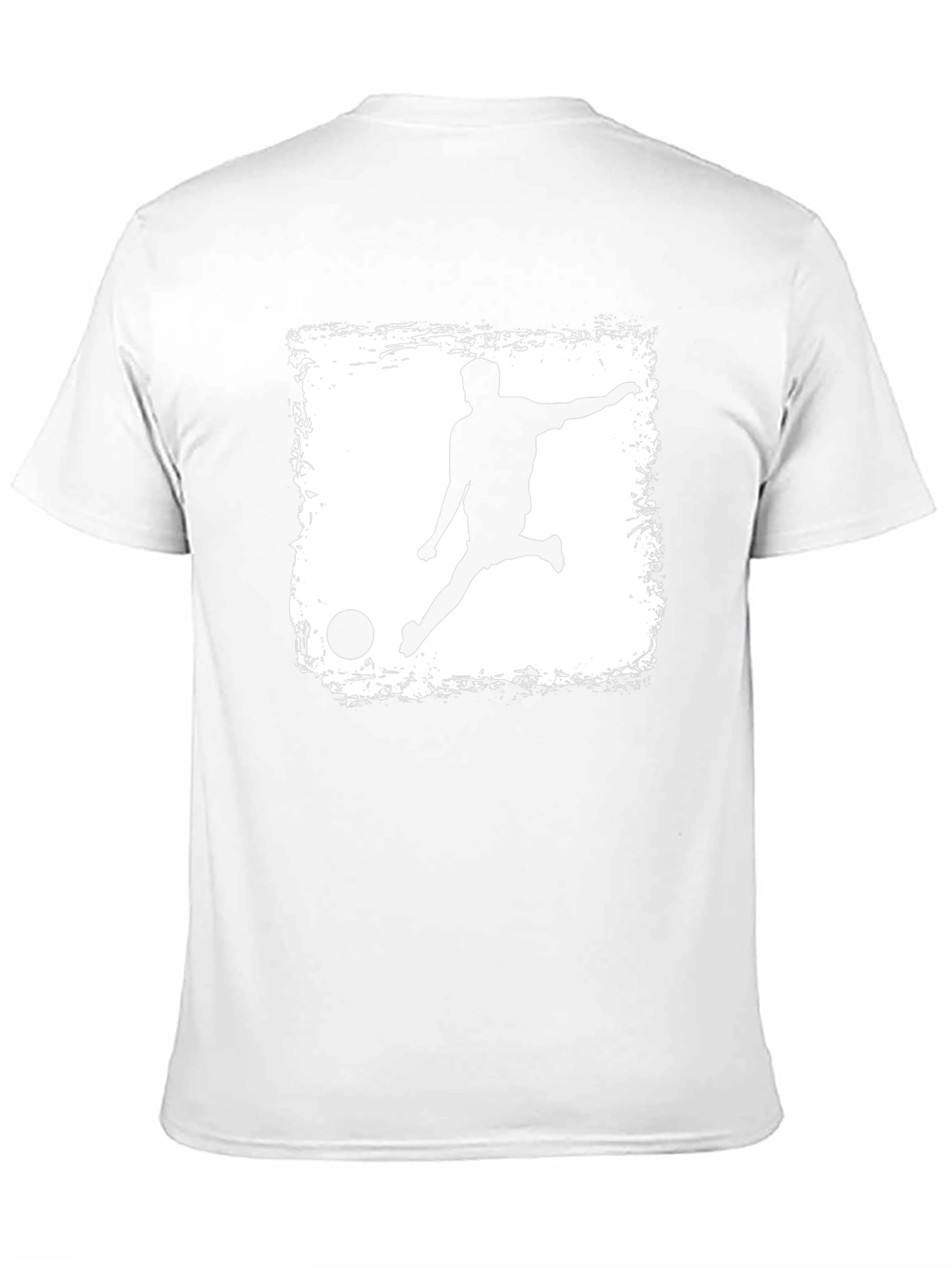 Soccer Kick Graphic Tee - Black Cotton T-Shirt